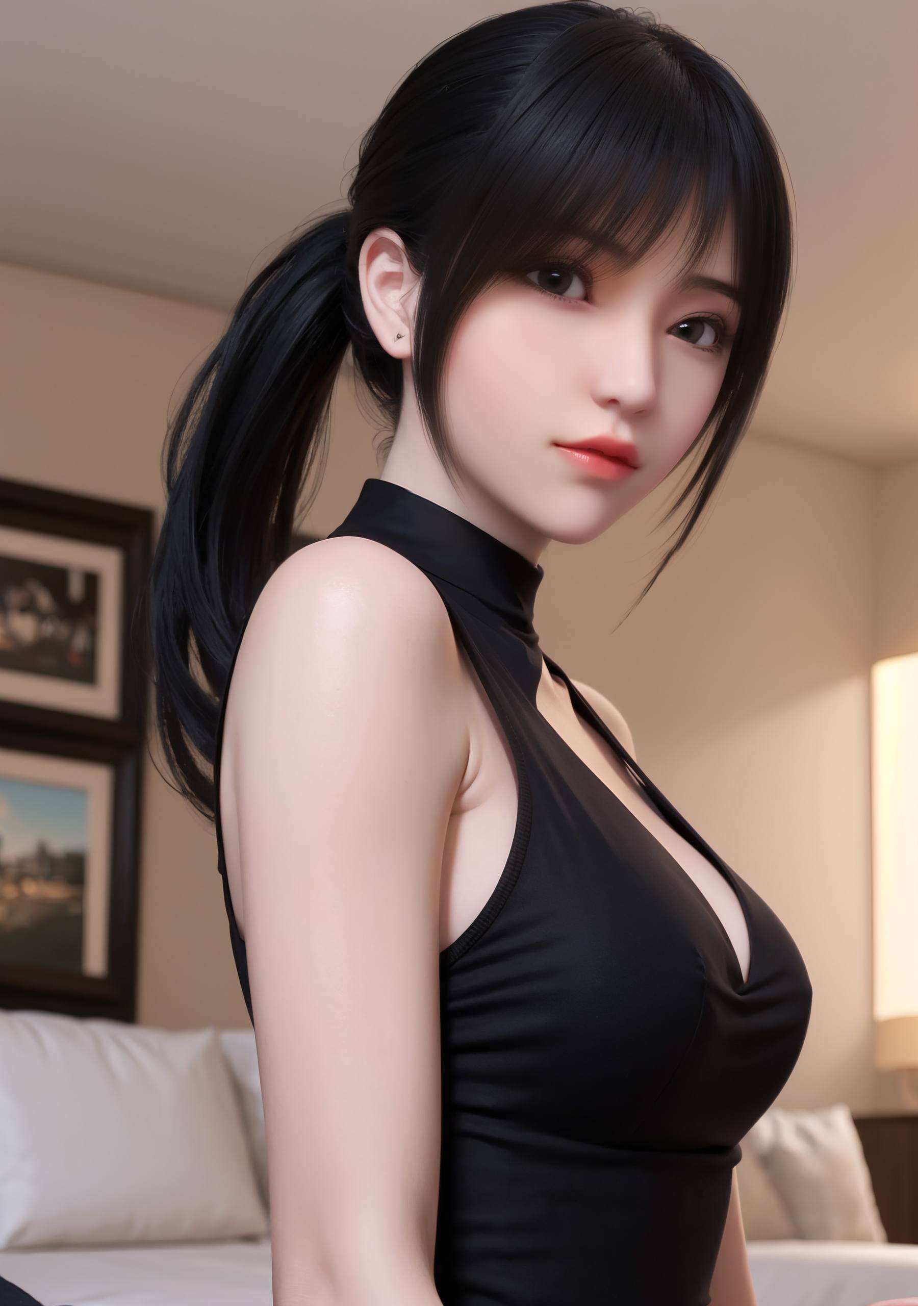 每一像素《超还原点阵手机国漫美女桌面主题》