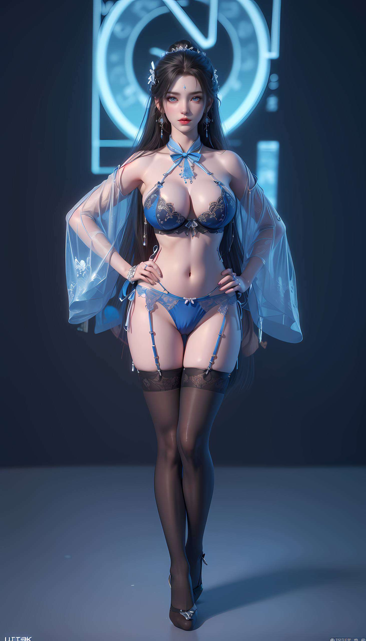 清漪轻挽古风发髻是浪漫与艺术的完美结合