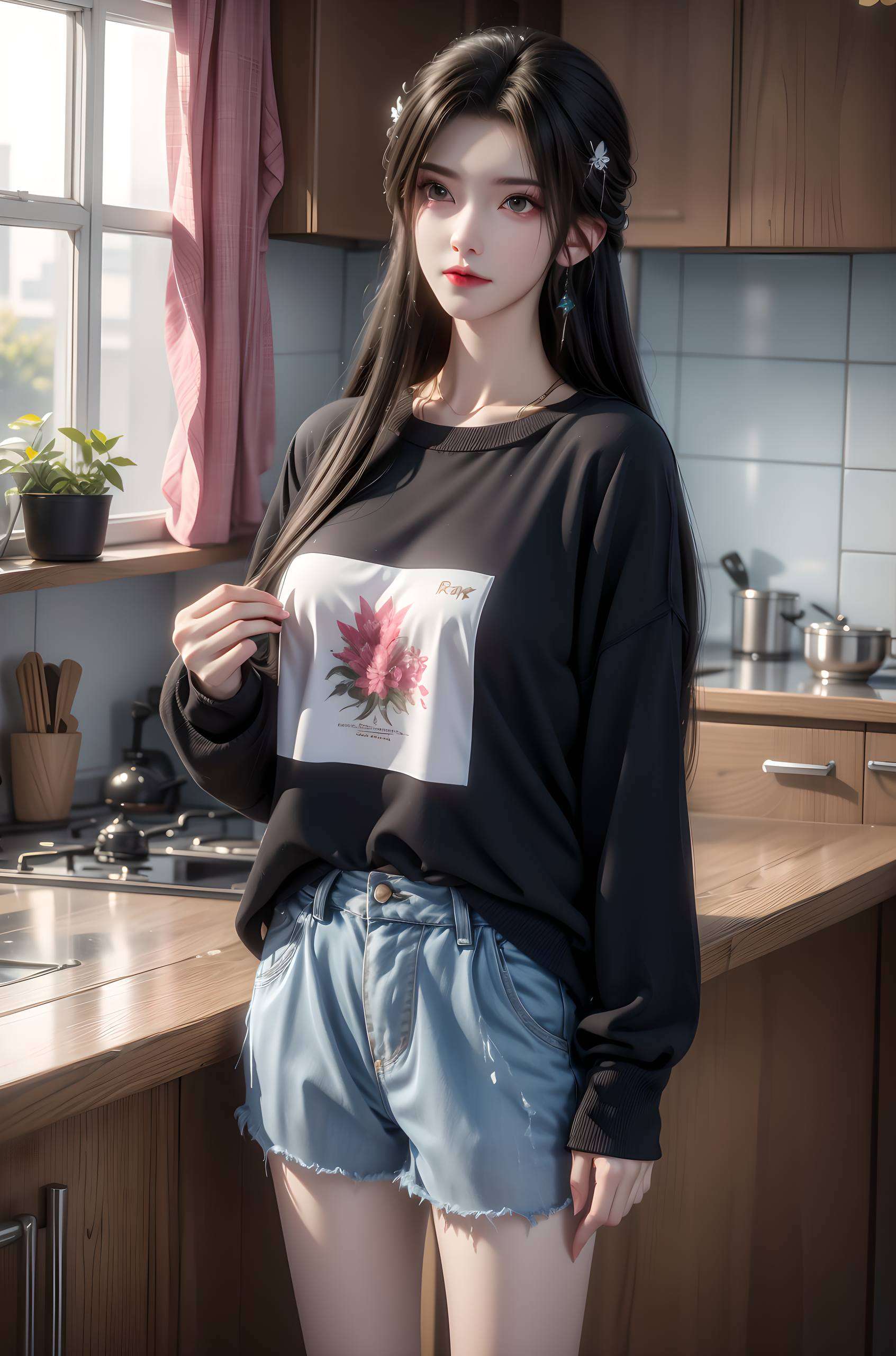 那抹活力四溢的4K国漫女生就像夏日的微风