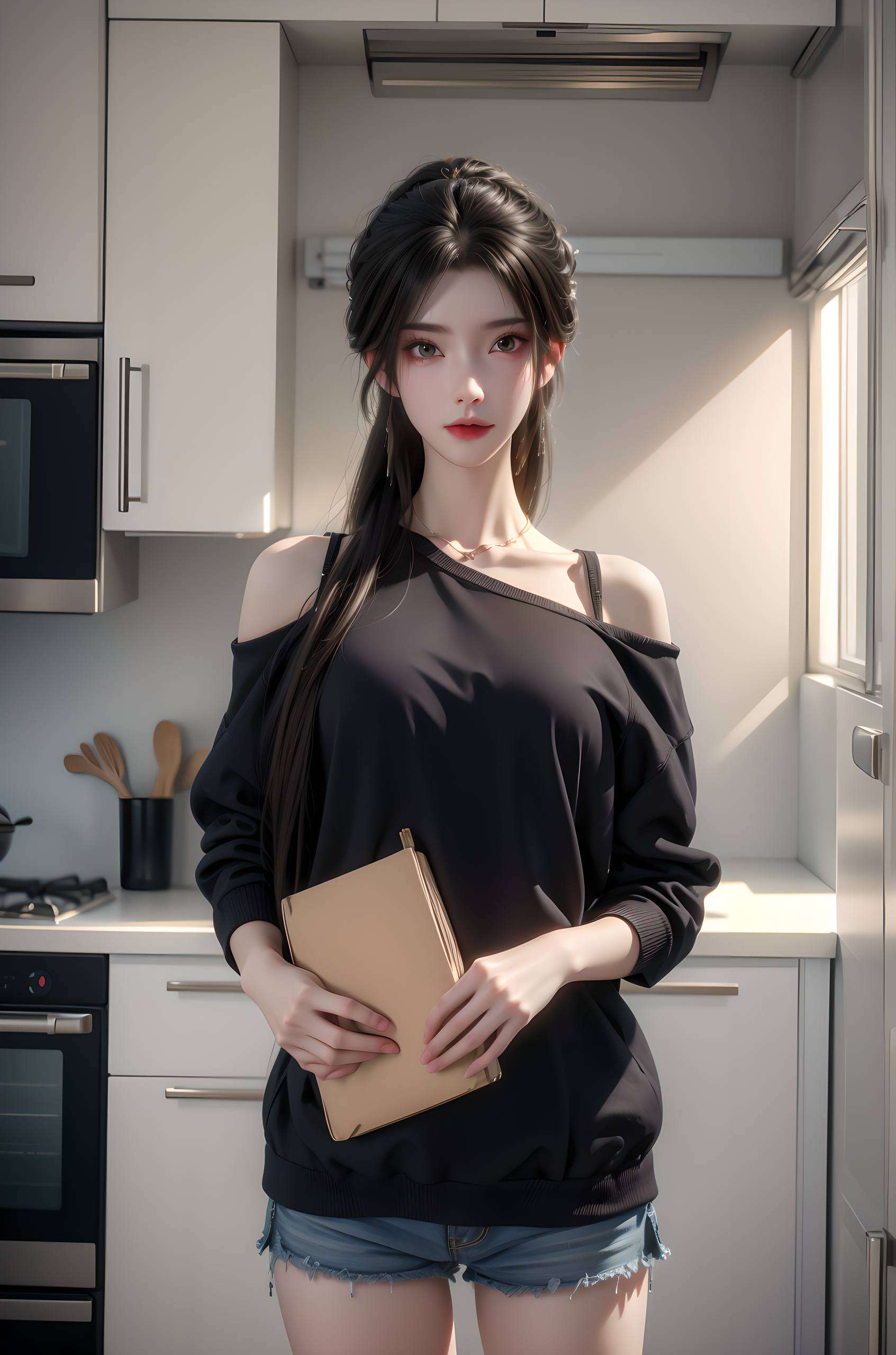 清漪女神翩翩起舞细腻笔触勾勒出震撼对比