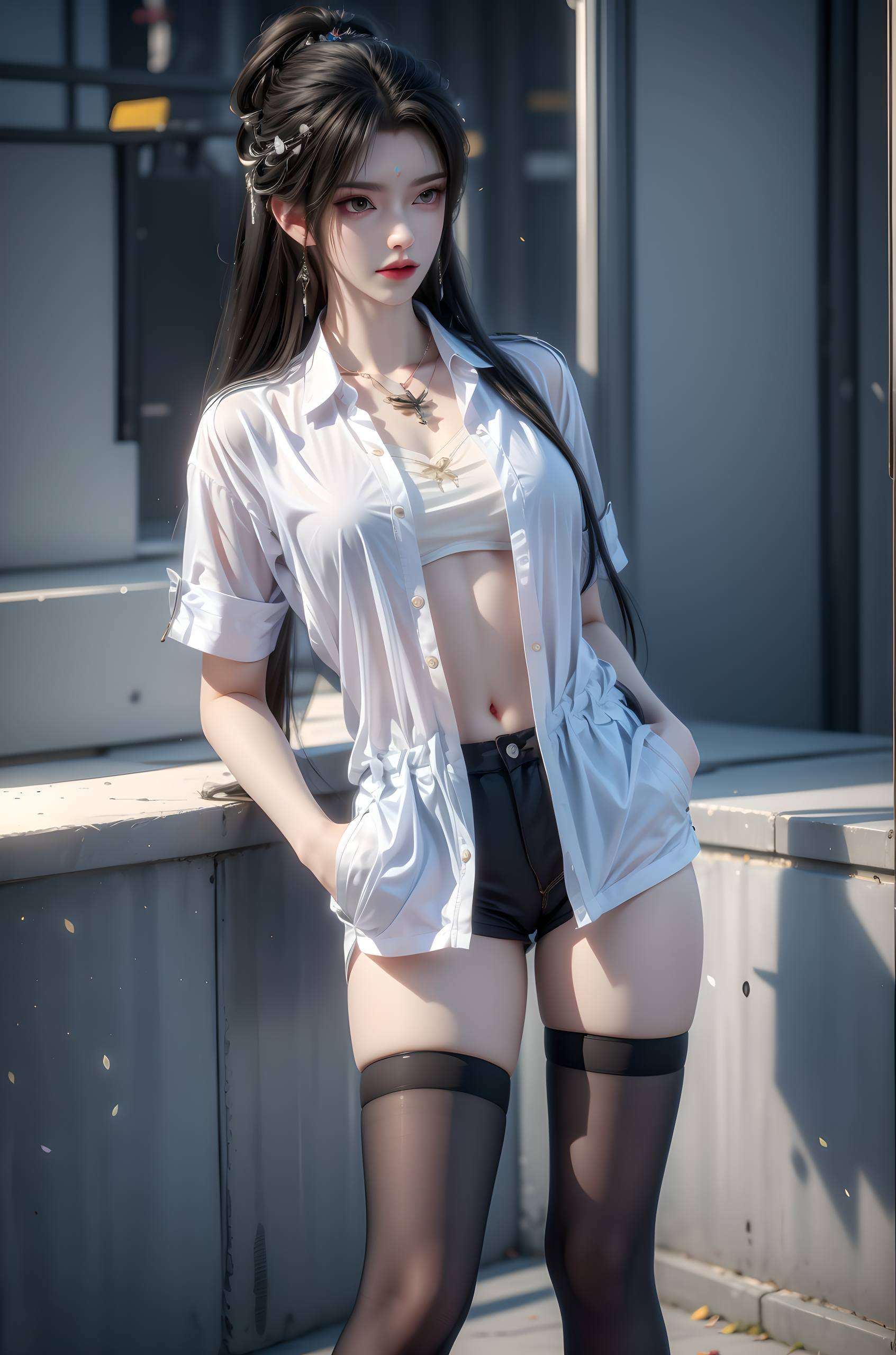 每一个细节都精心绘制携手亮相在你的Win10壁纸！融合了国漫美女的柔美与Ins风的时尚