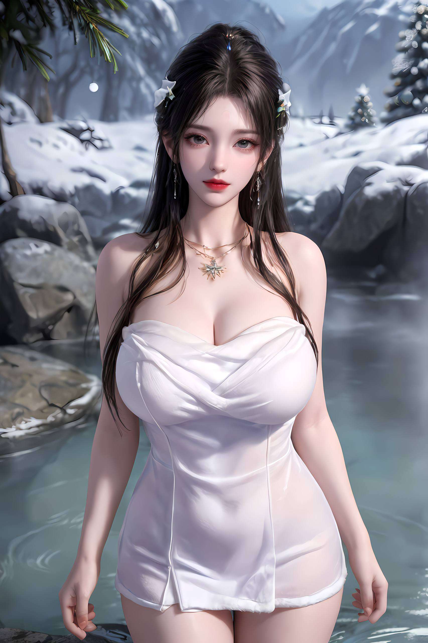 将她的灵动身姿与绚丽光影完美融合成为了无数动漫迷心中的桌面宠儿