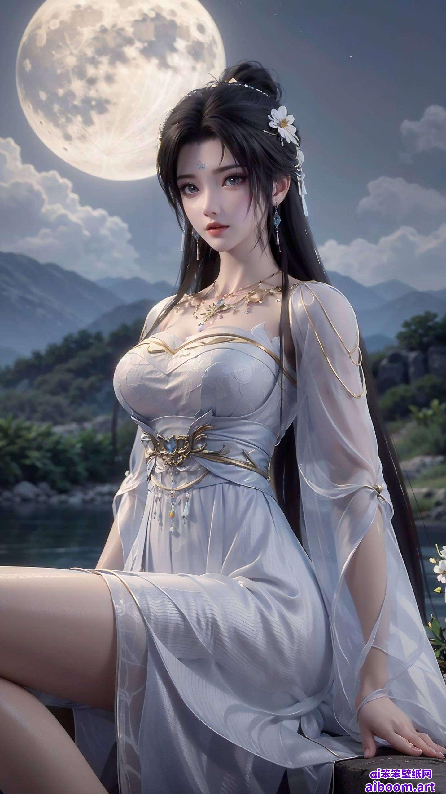 这张壁纸集成为无数粉丝心中的女神