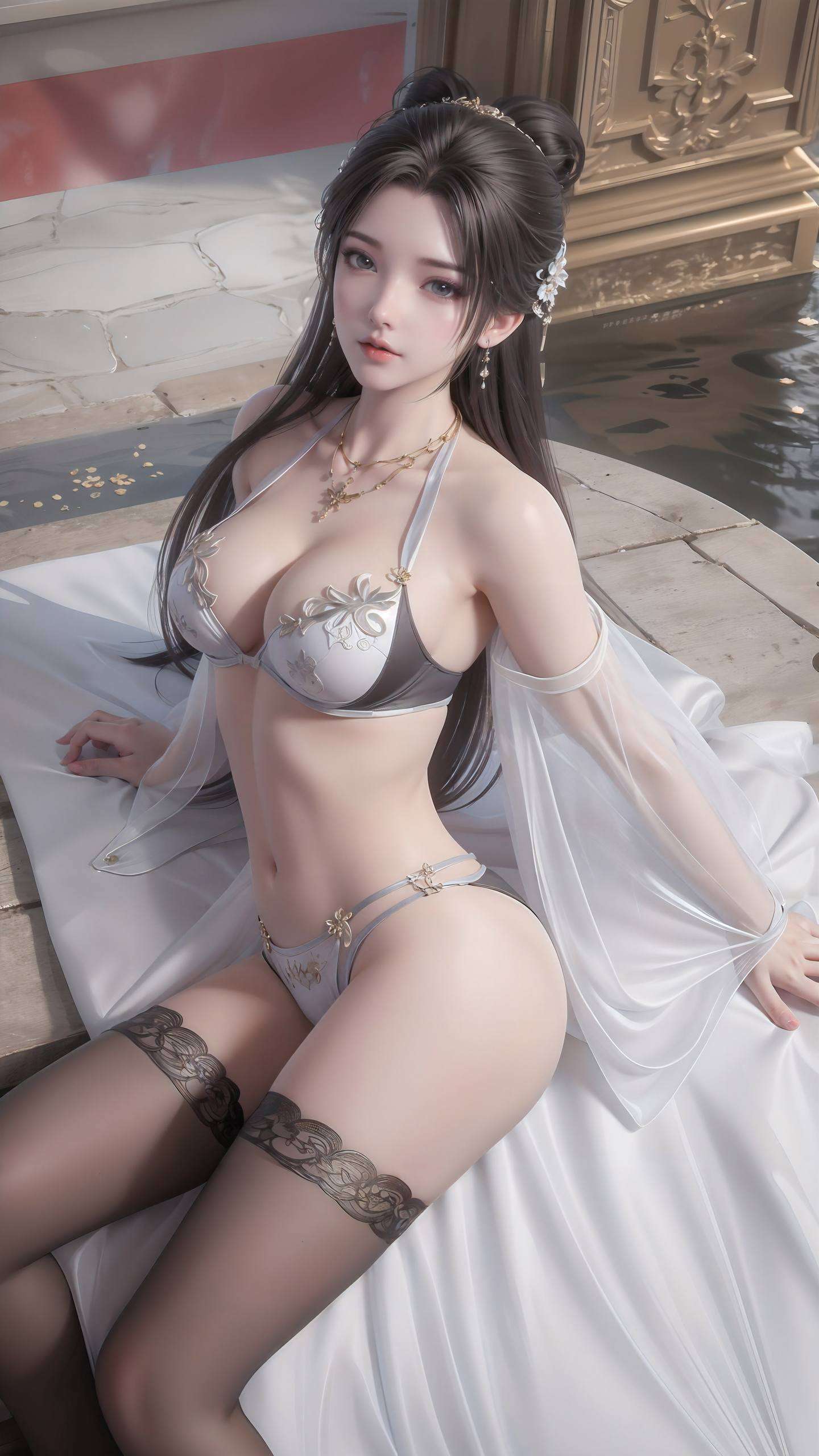 快来体验这张充满少女心的国漫美女壁纸吧！以粉色为主调