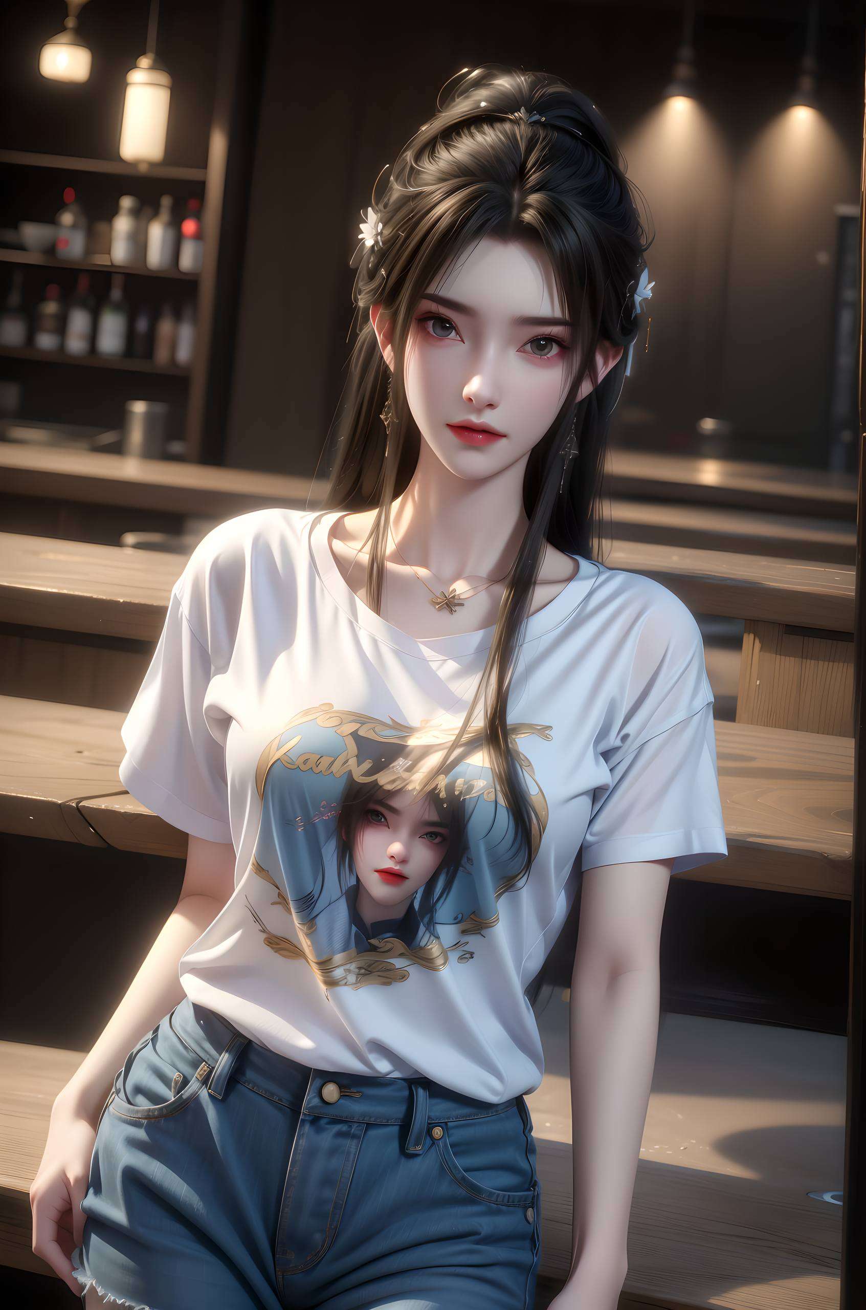 高清壁纸全身展现了她细腻的情感与璀璨的嫁衣这张伤感精细的iPhone动画壁纸