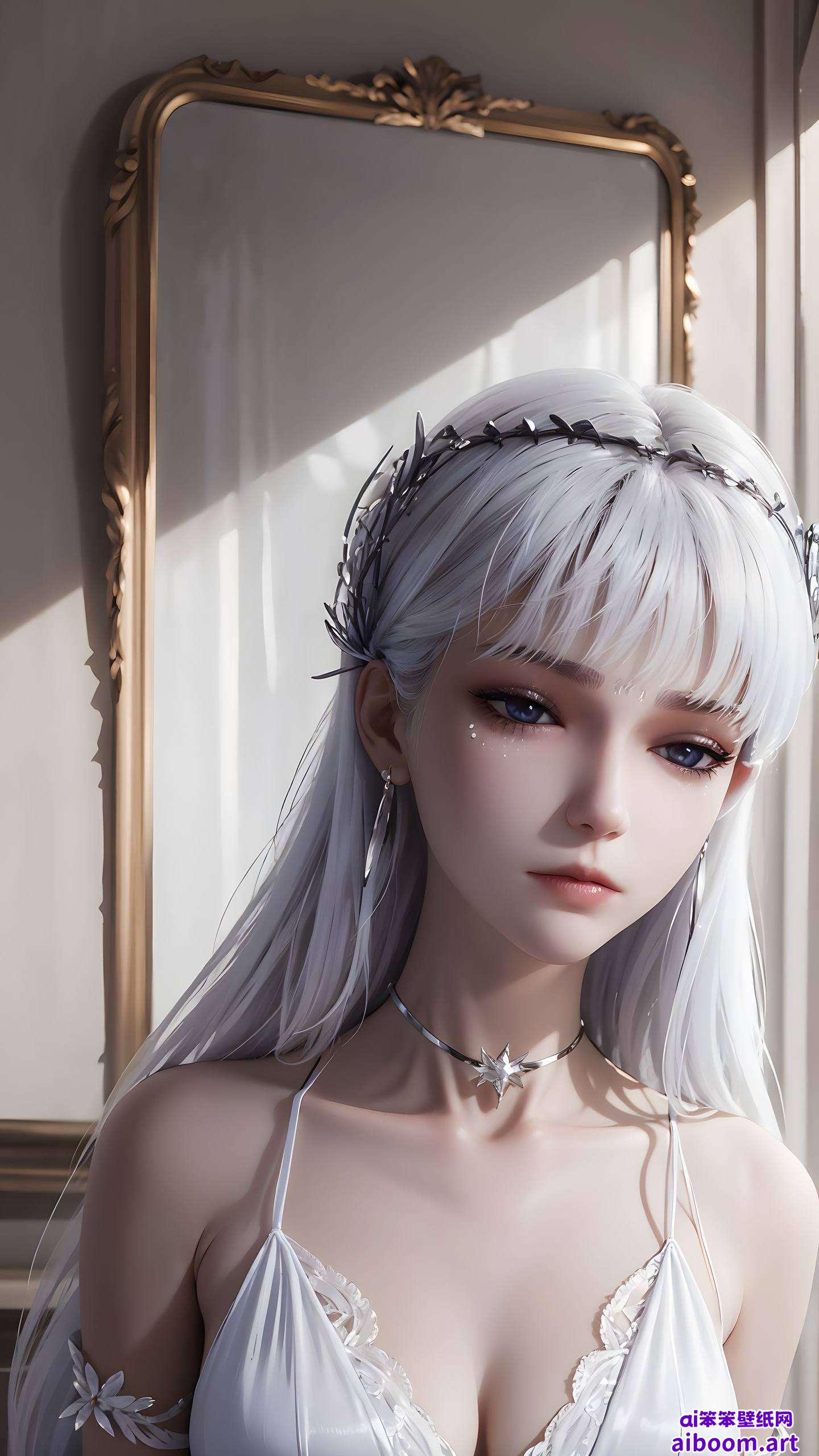 以其独特的艺术感和清新形象这张超还原波点风格的圣采儿动漫壁纸