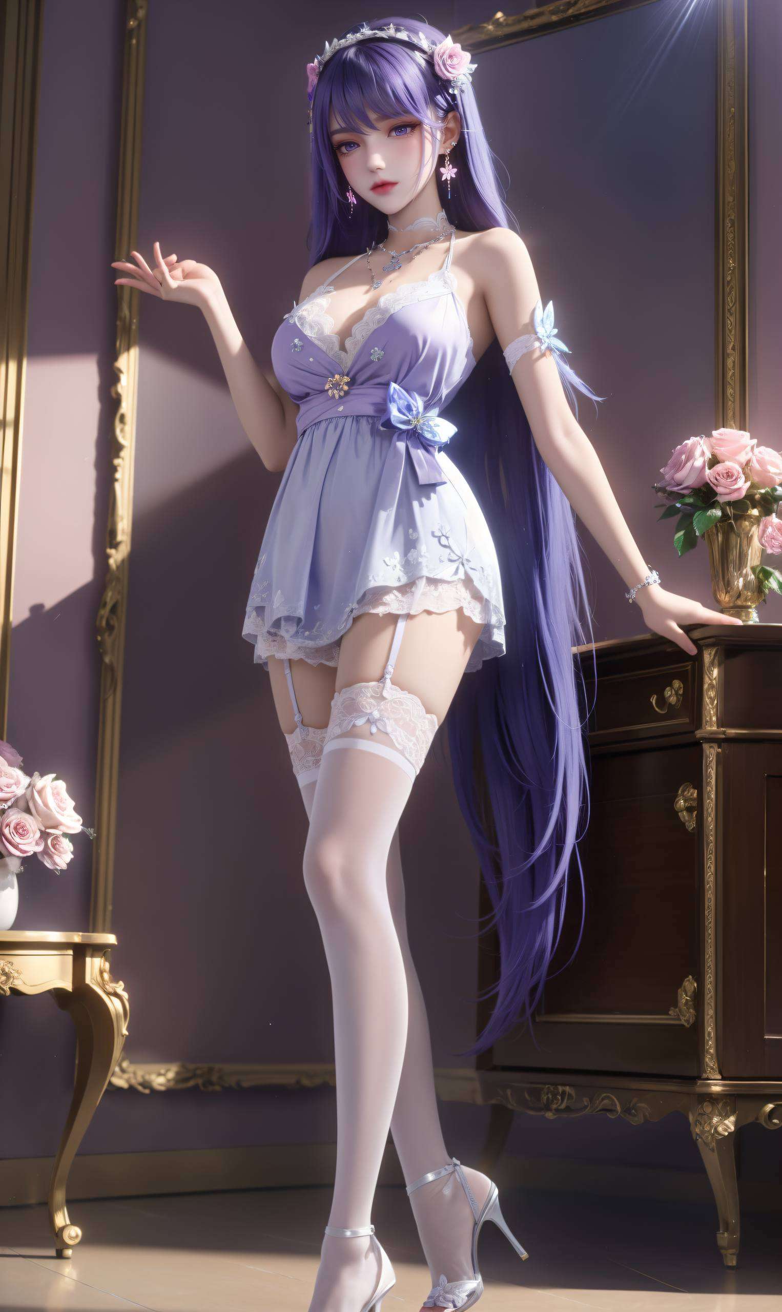 高清壁纸让圣采儿在中秋夜与你共赏明月细腻笔触描绘出骨骼之美