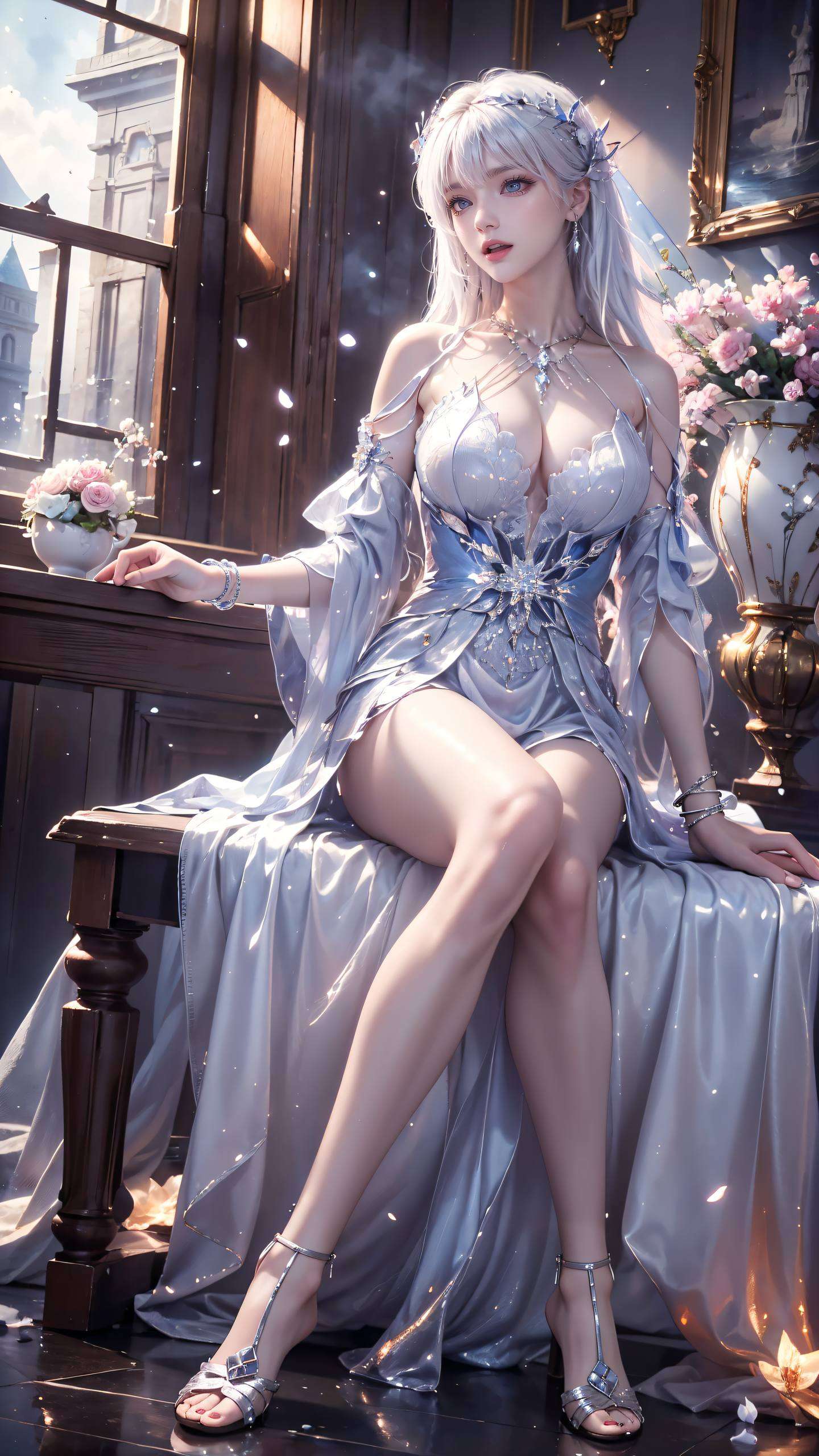 无论是古典婉约还是现代时尚这张高清国漫美女圣采儿壁纸