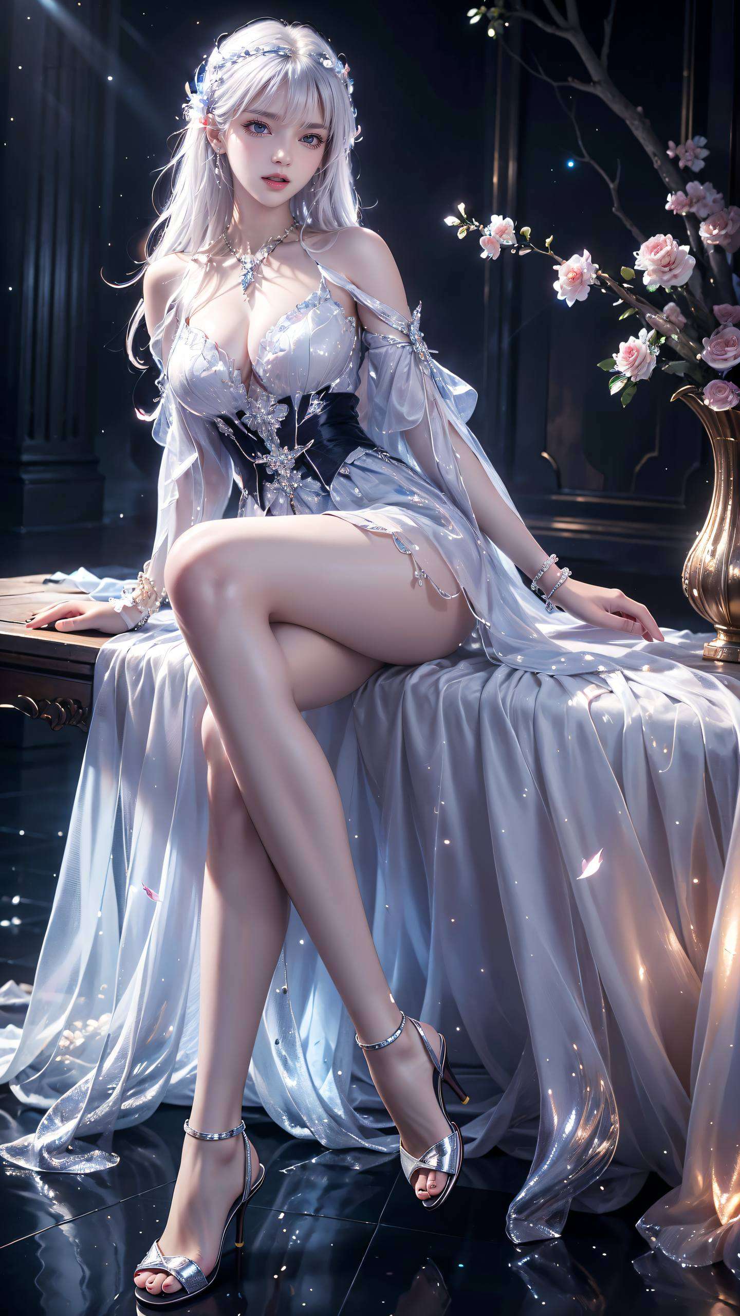 国漫女神圣采儿壁纸在此绽放光彩！高清无水印绘制微笑的瞬间