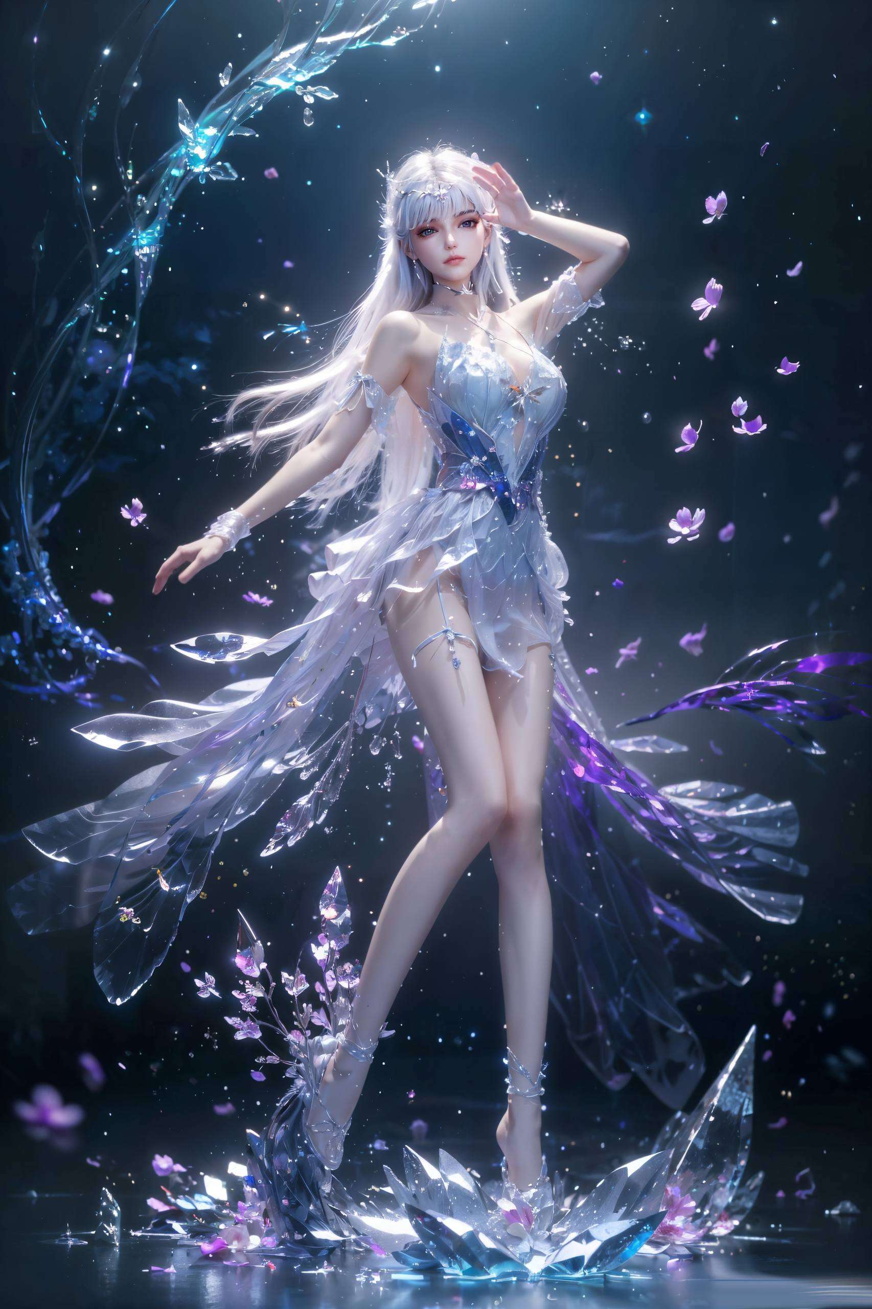 在这张波西米亚风格的PC壁纸中描绘出她复明的奇迹