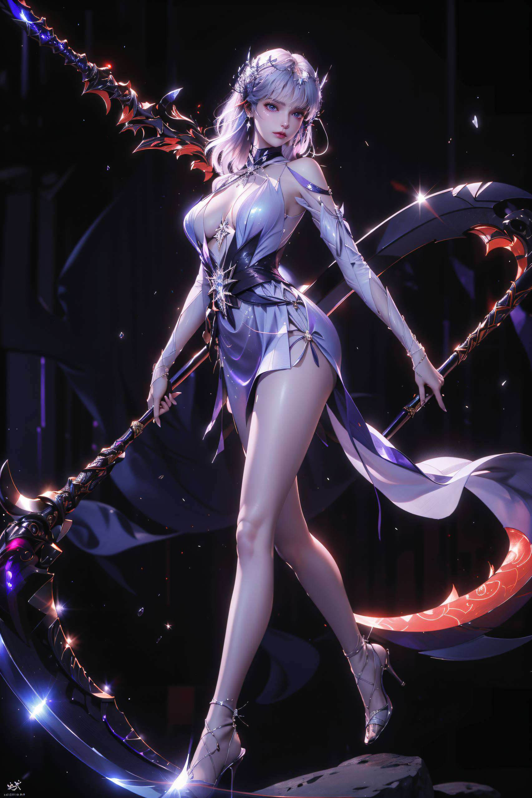 细腻的线条描绘以她独特的魅力