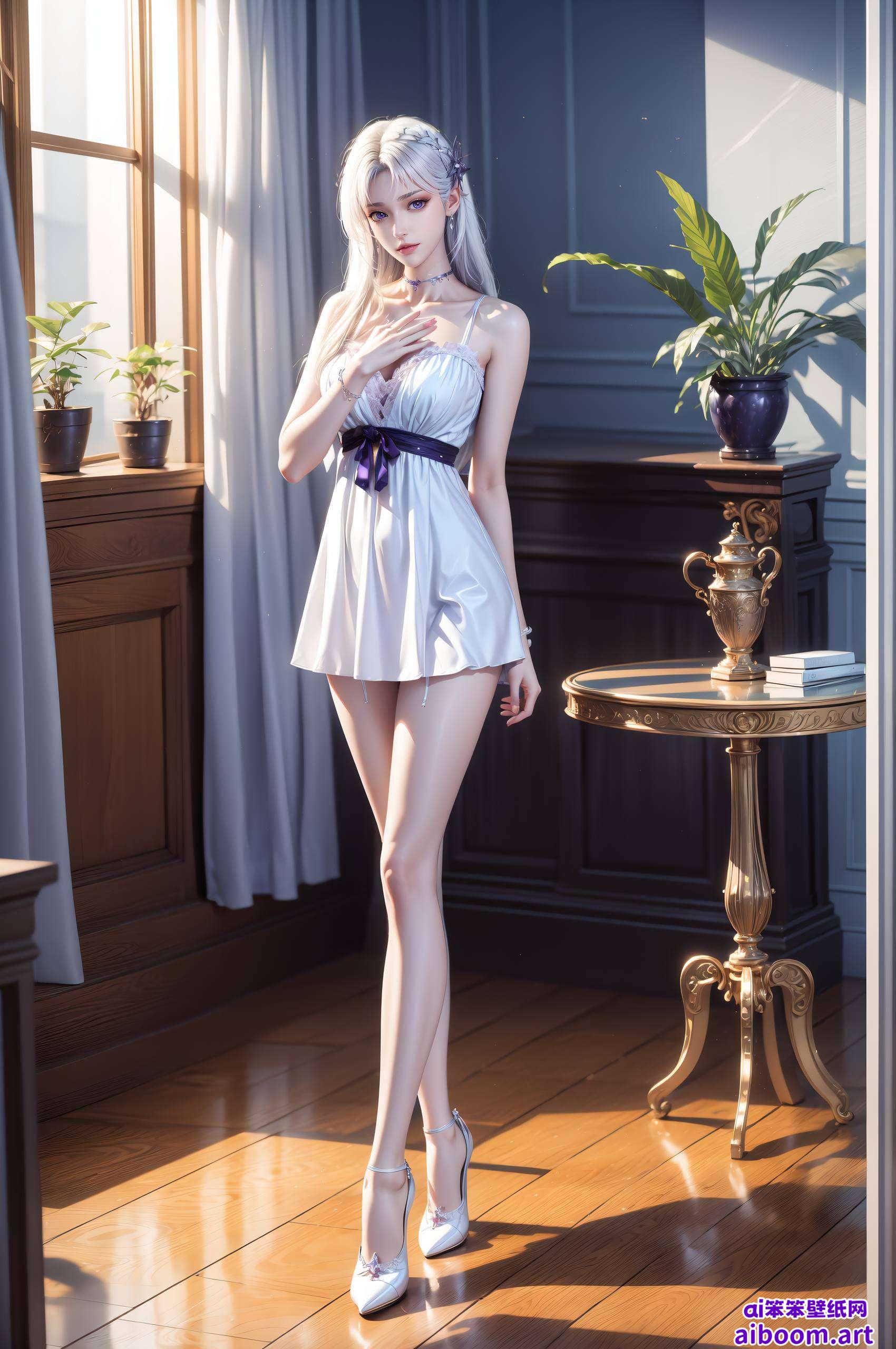 让这位国漫美女的粉色梦幻世界跃然屏上圣采儿高清壁纸动漫