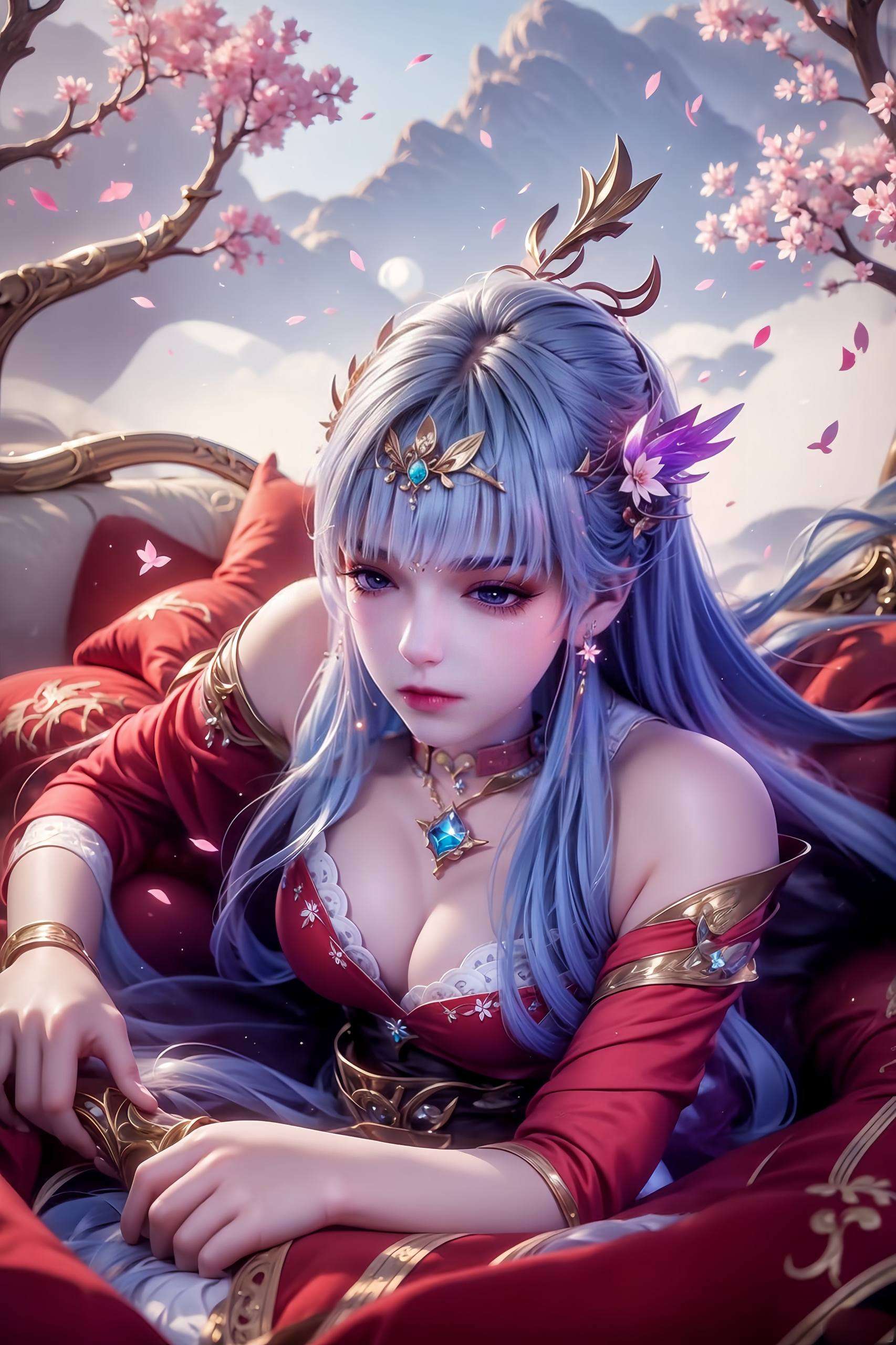 邂逅国漫女神圣采儿的魅力瞬间！高清桌面壁纸为你的电脑桌面增添一抹灵动风采