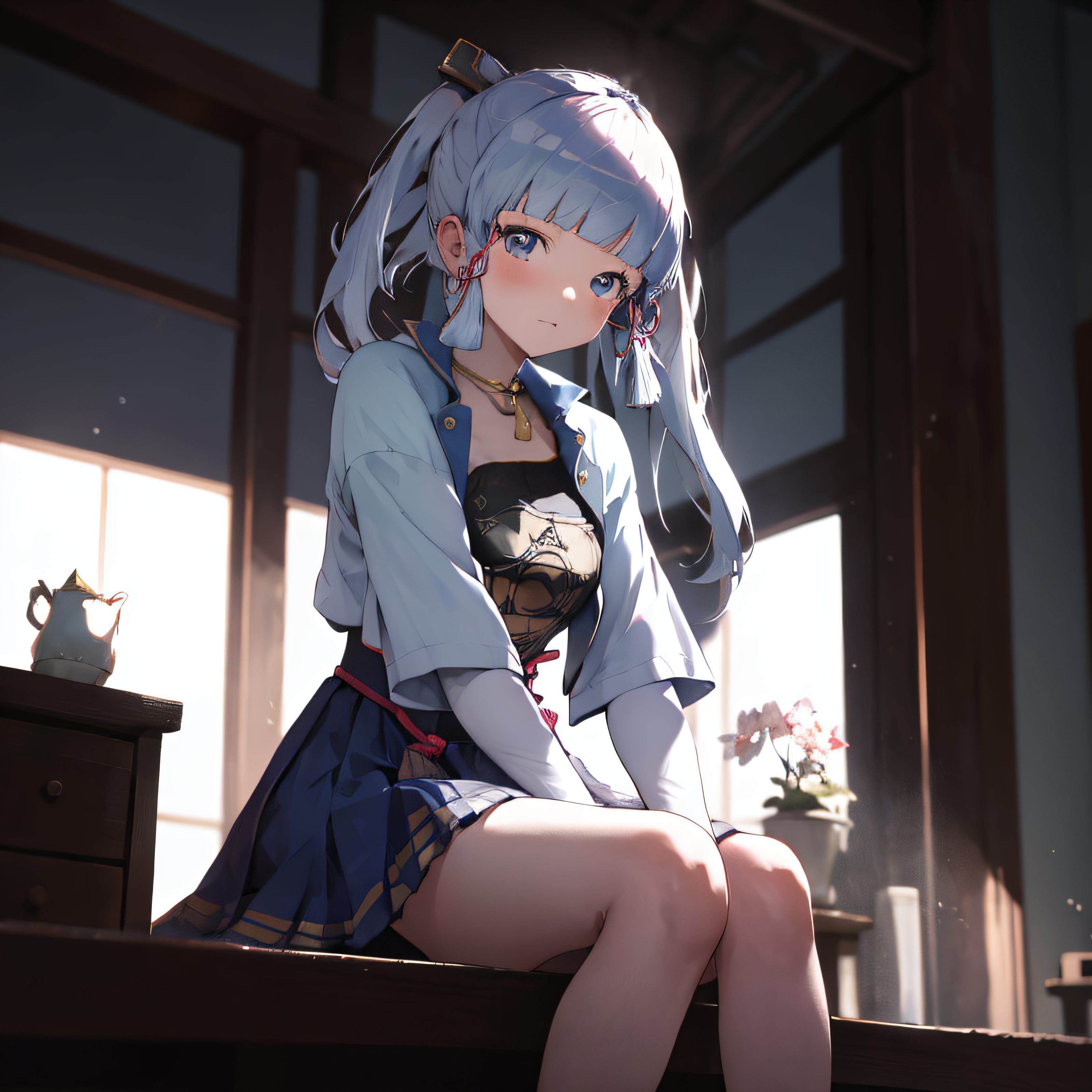 以原神中的神里凌华王手为主题为你的电脑桌面增添一抹独特的艺术气息