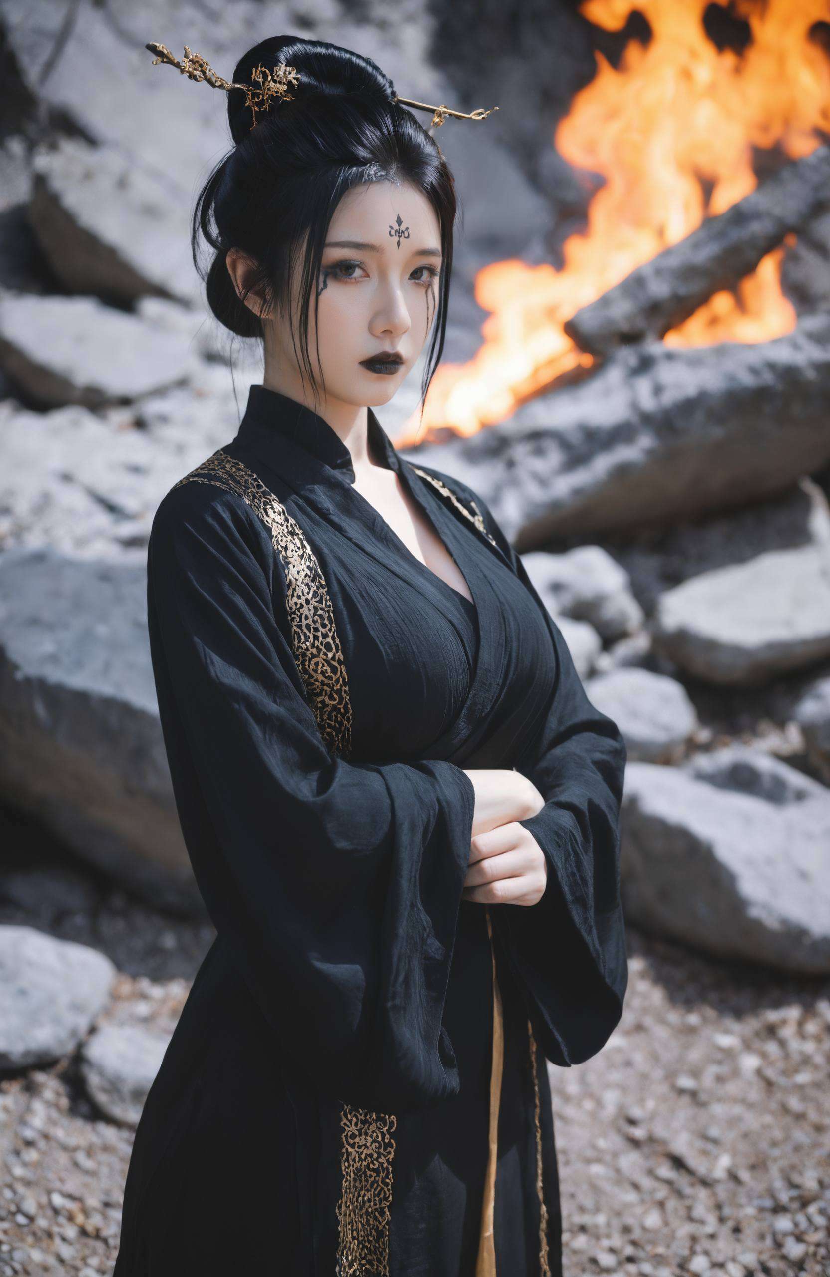 以国漫女神的优雅体态为灵感高清细腻的画面