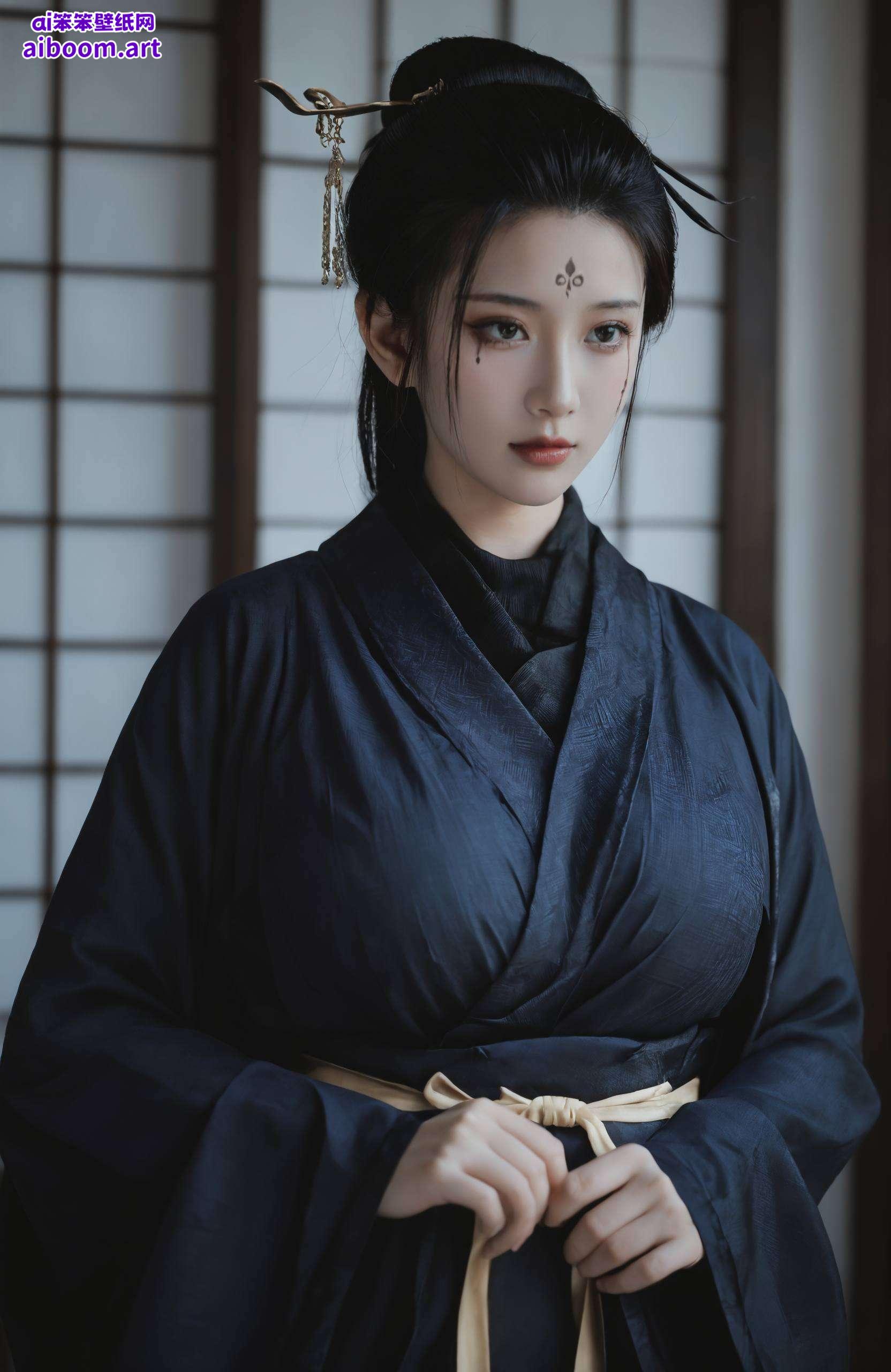 让每一个细节都熠熠生辉这张高分辨率超厲害手机国漫美女炫彩壁纸
