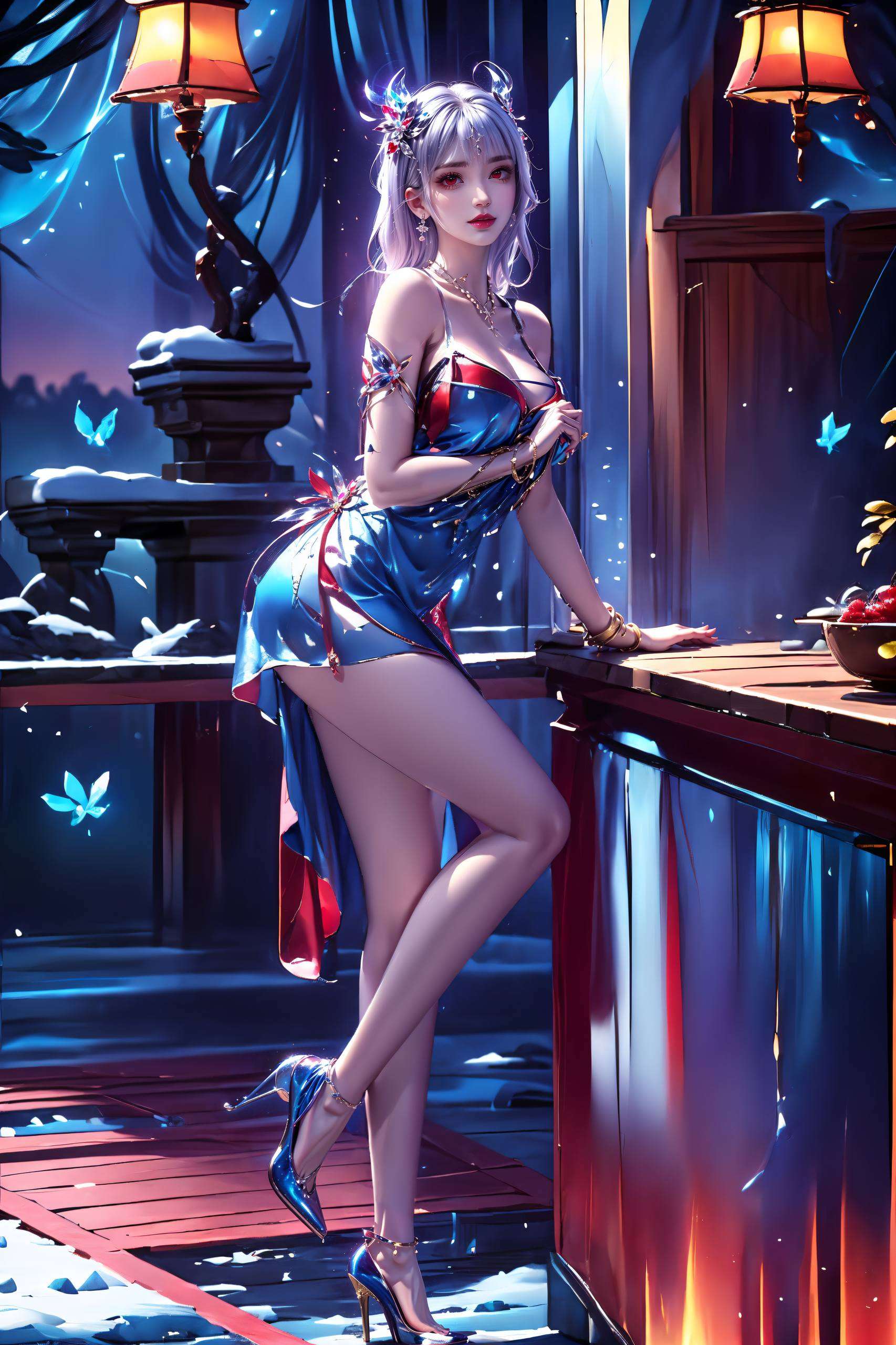 融合了波普艺术的鲜艳色彩与独特风格玉兔精灵眼神灵动