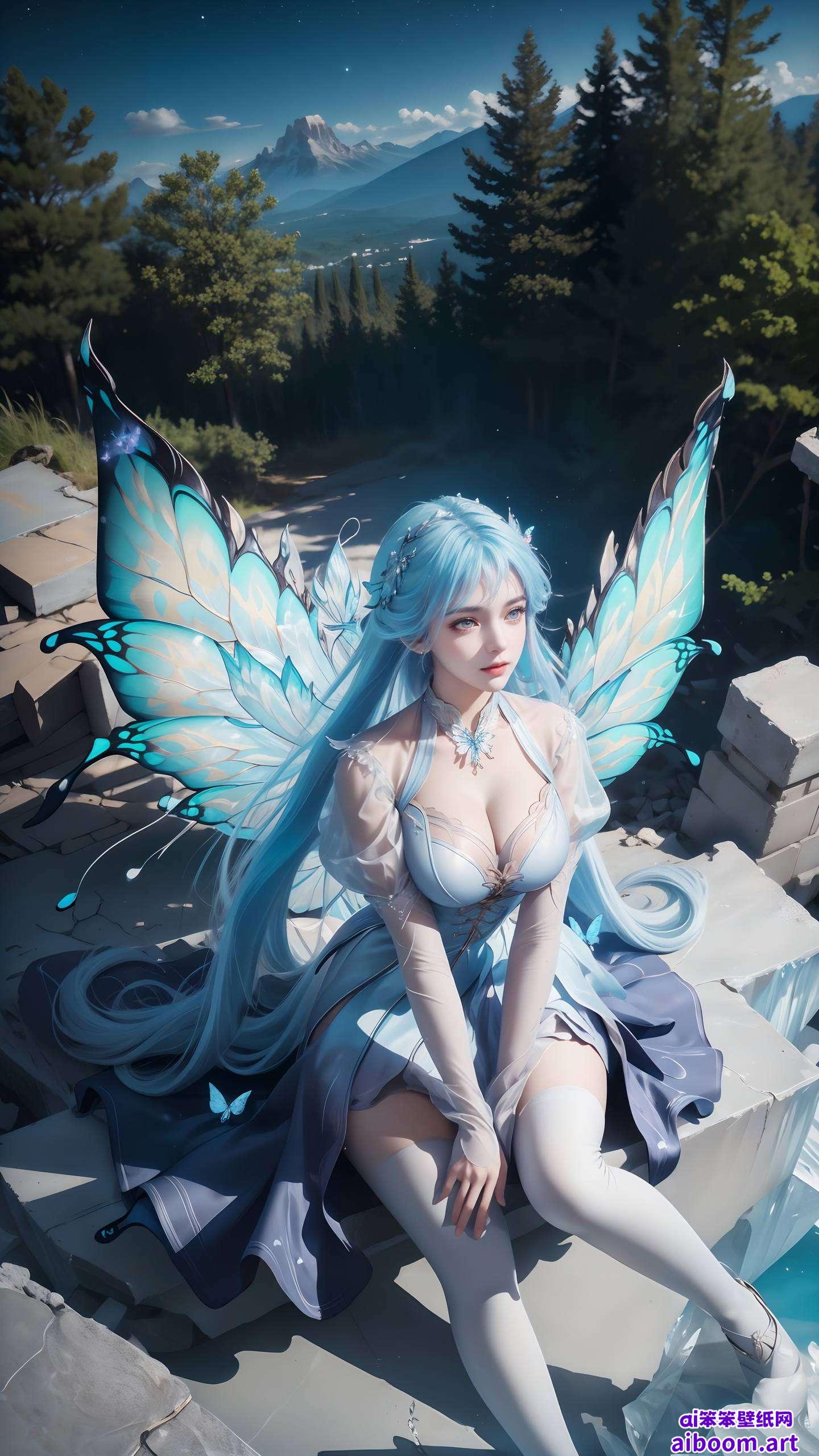 抽象而富有创意这张AI绘画的壁纸