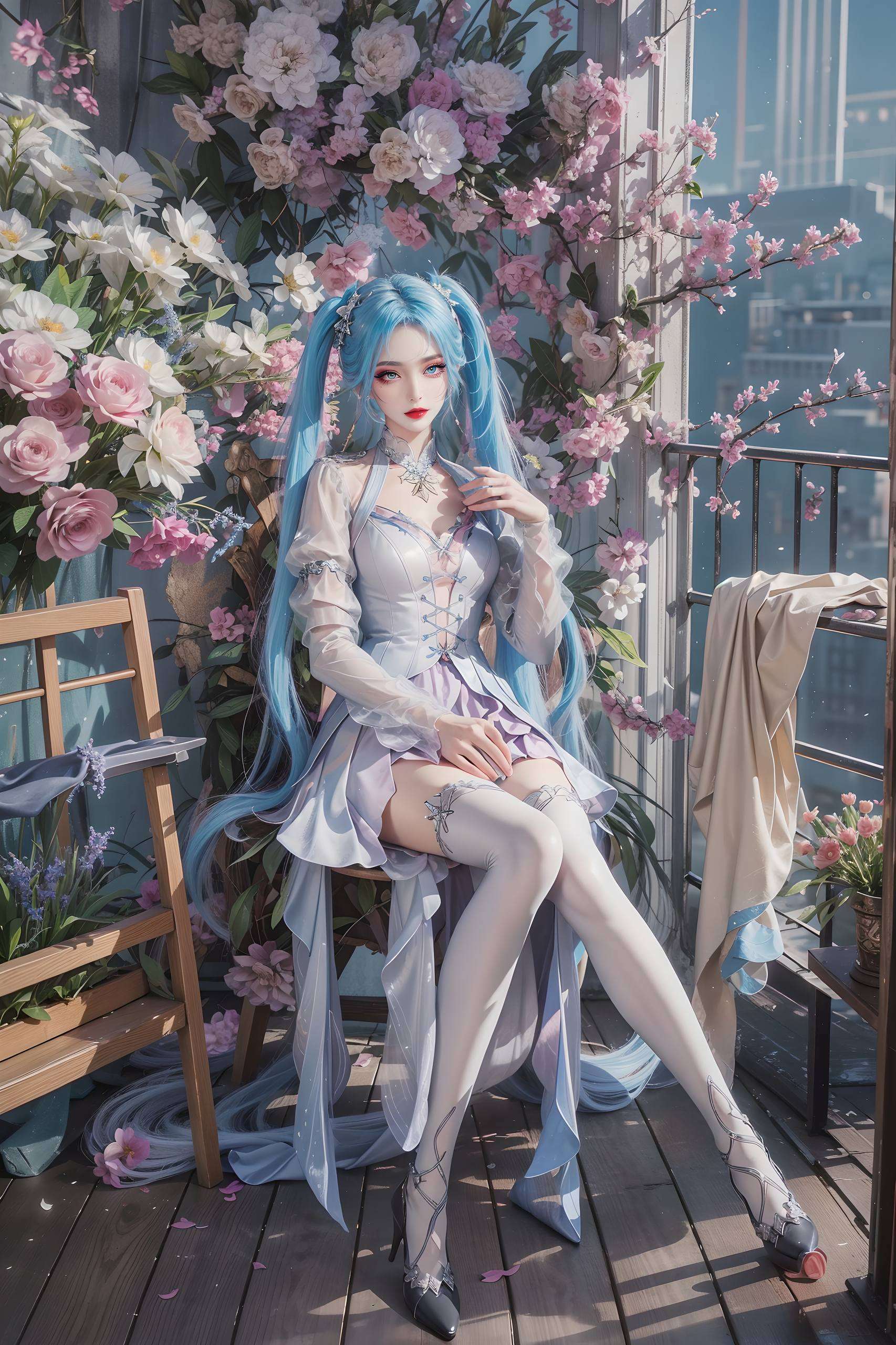 犹如穿越时空的画卷二次元风格的竖屏壁纸