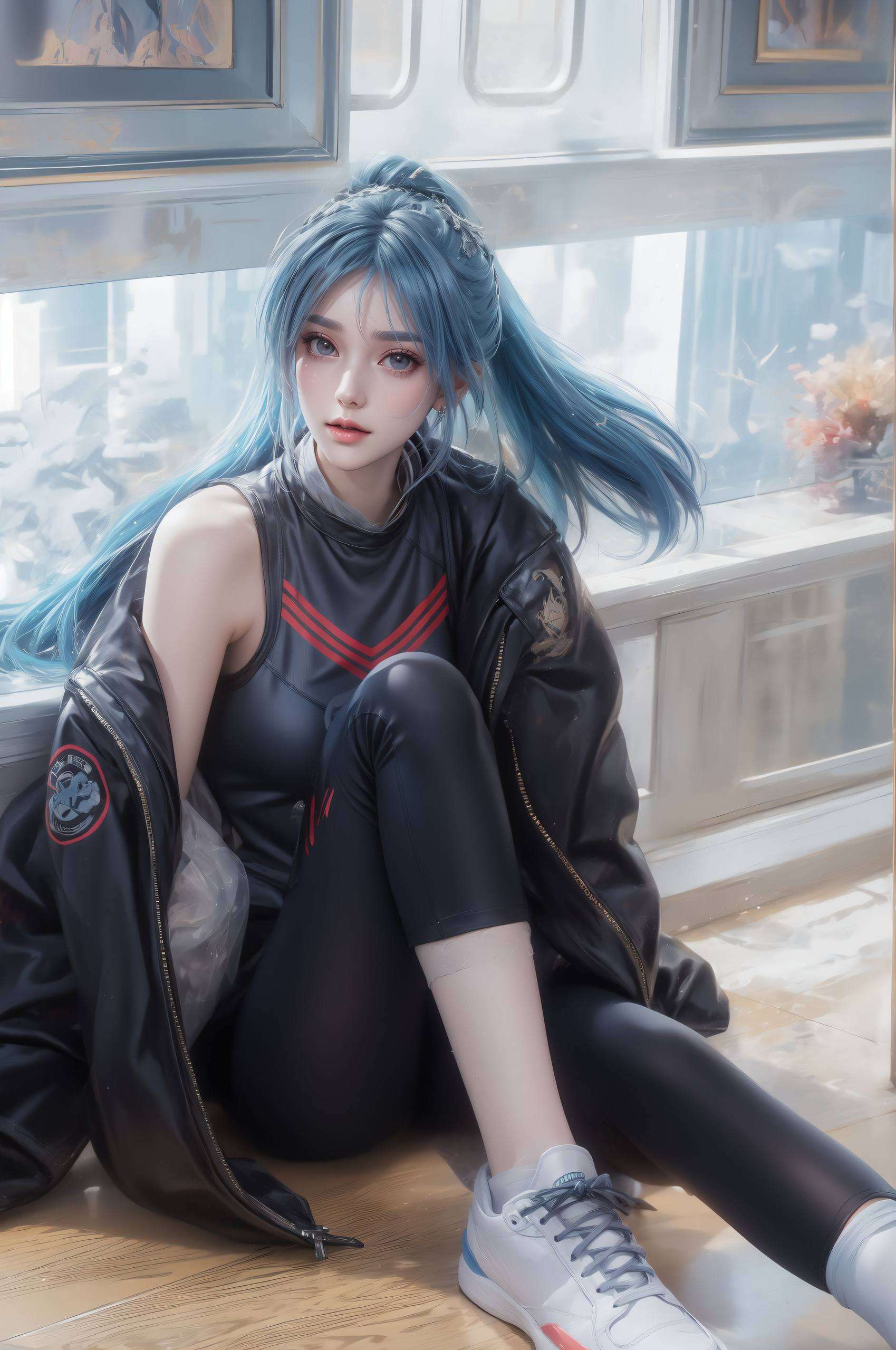 AI渐变技术唐舞桐的魅力壁纸