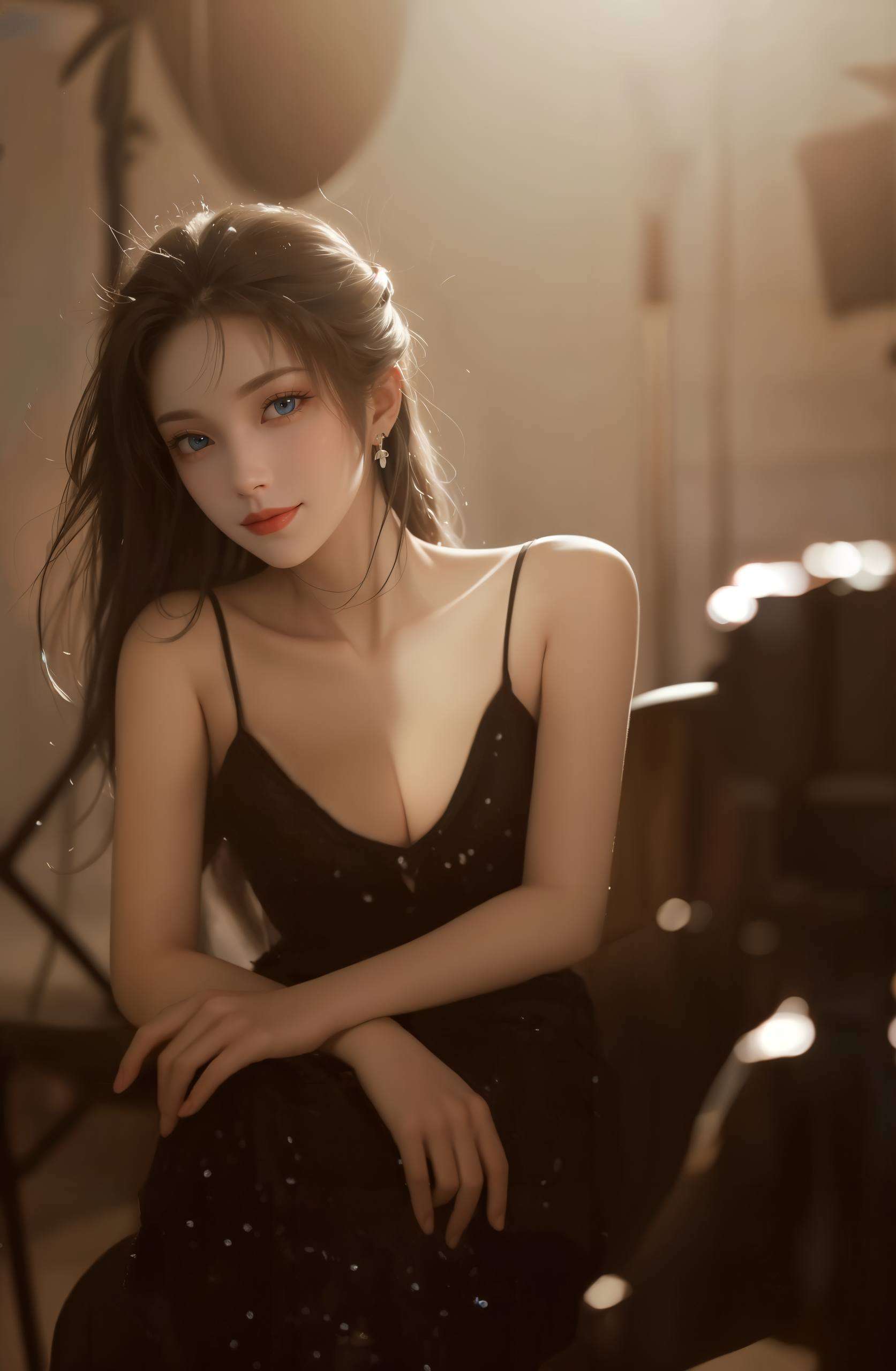 天狐仙子翩翩起舞古香古色的竖屏壁纸