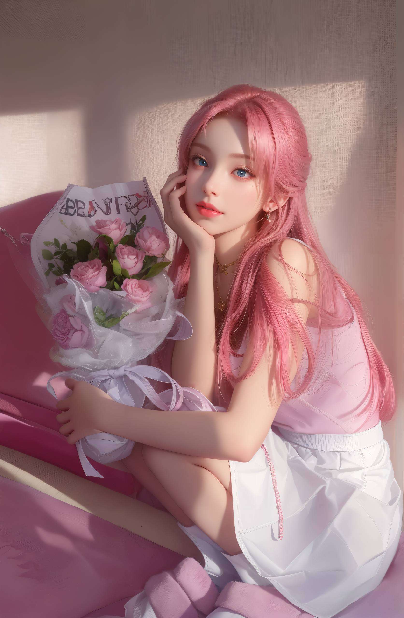 融合国漫的独特韵味打造这张超好看的AI抽象线条ipad壁纸