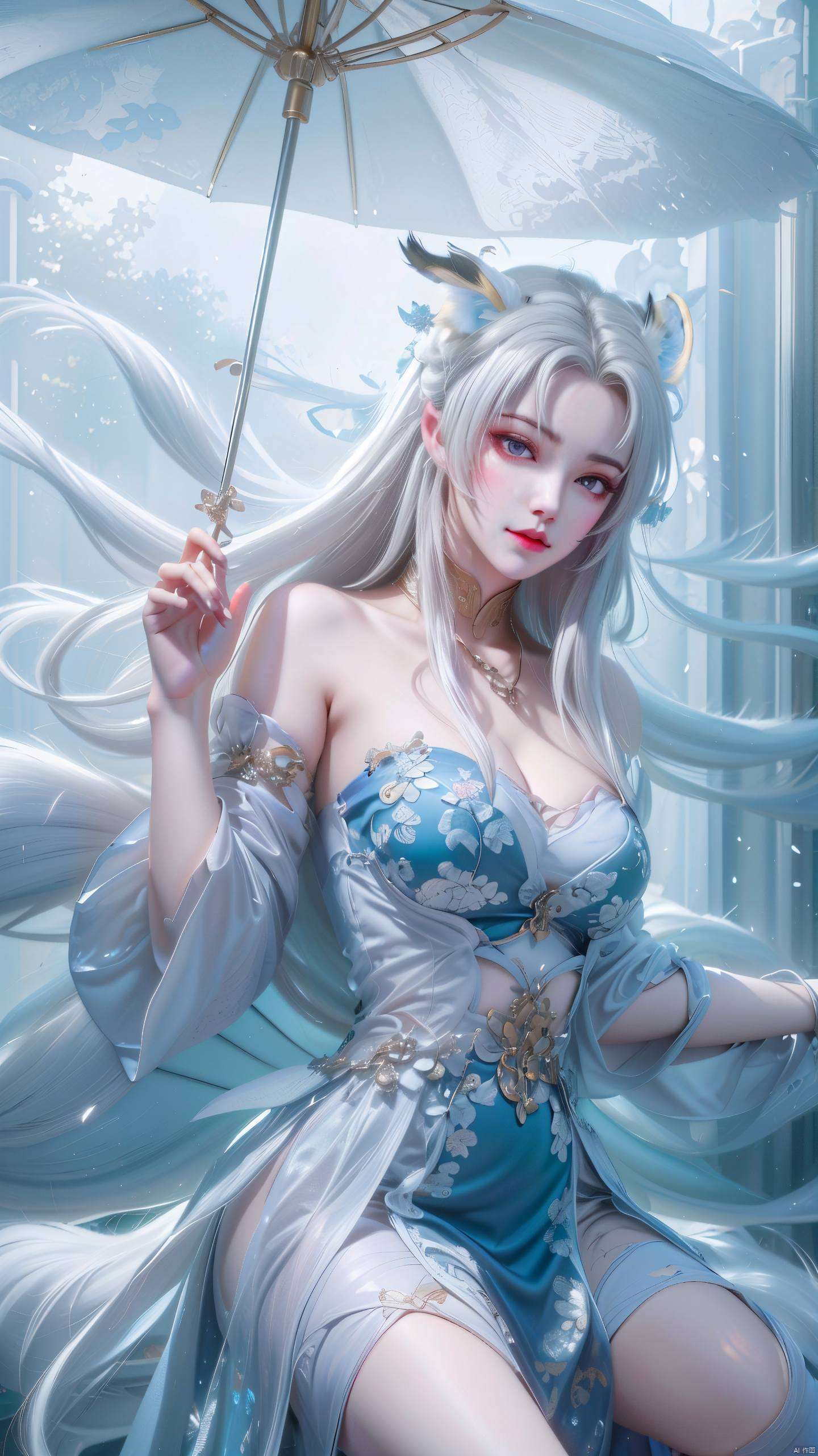 成为你手机屏保的绝美风景让这位AI女神的每一个细节都栩栩如生