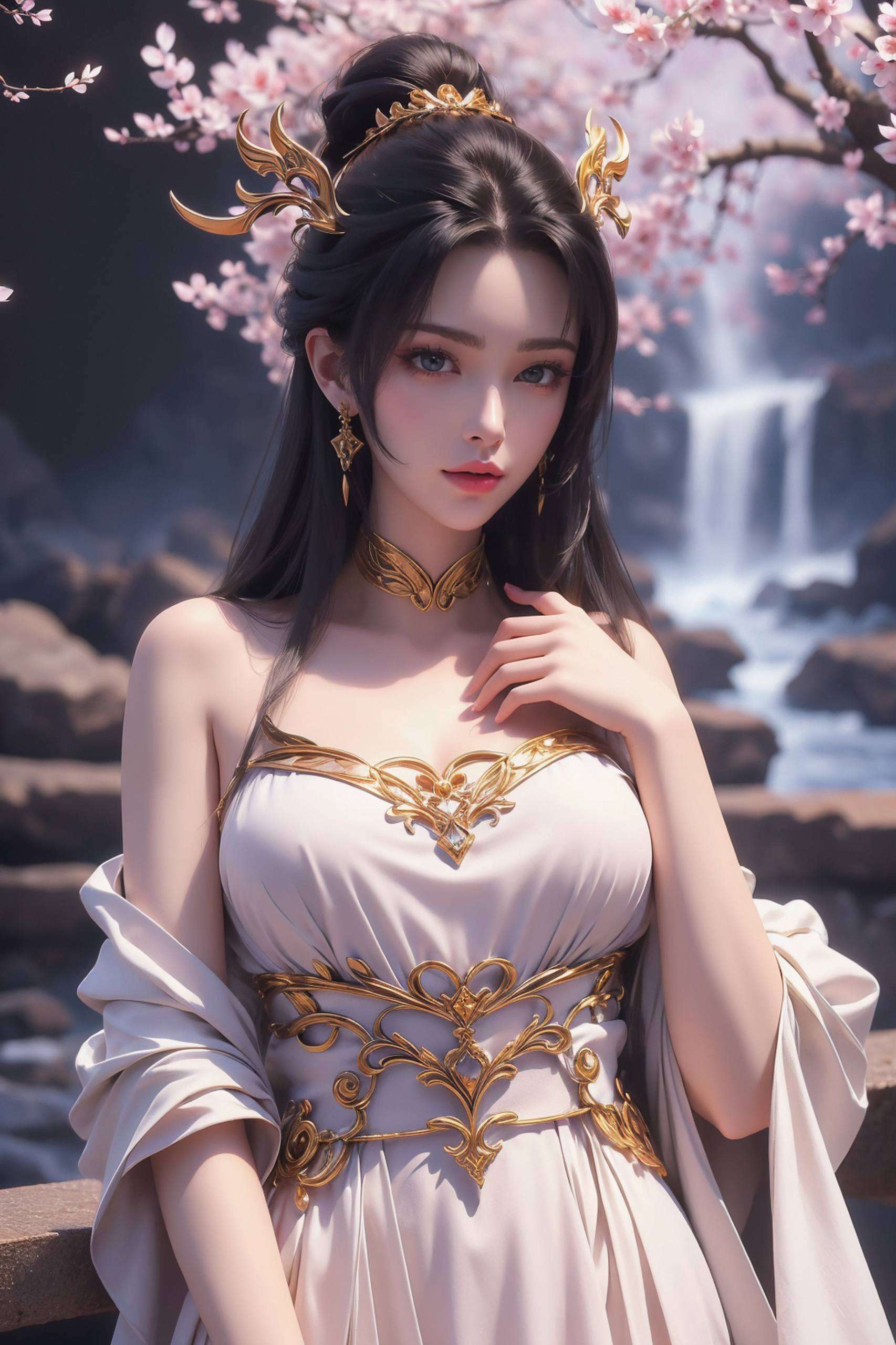 国漫女神天狐仙子华丽变身！这张桌面主题将她的灵动与科技的冰冷完美结合都是穿梭于虚幻与现实之间的奇幻之旅