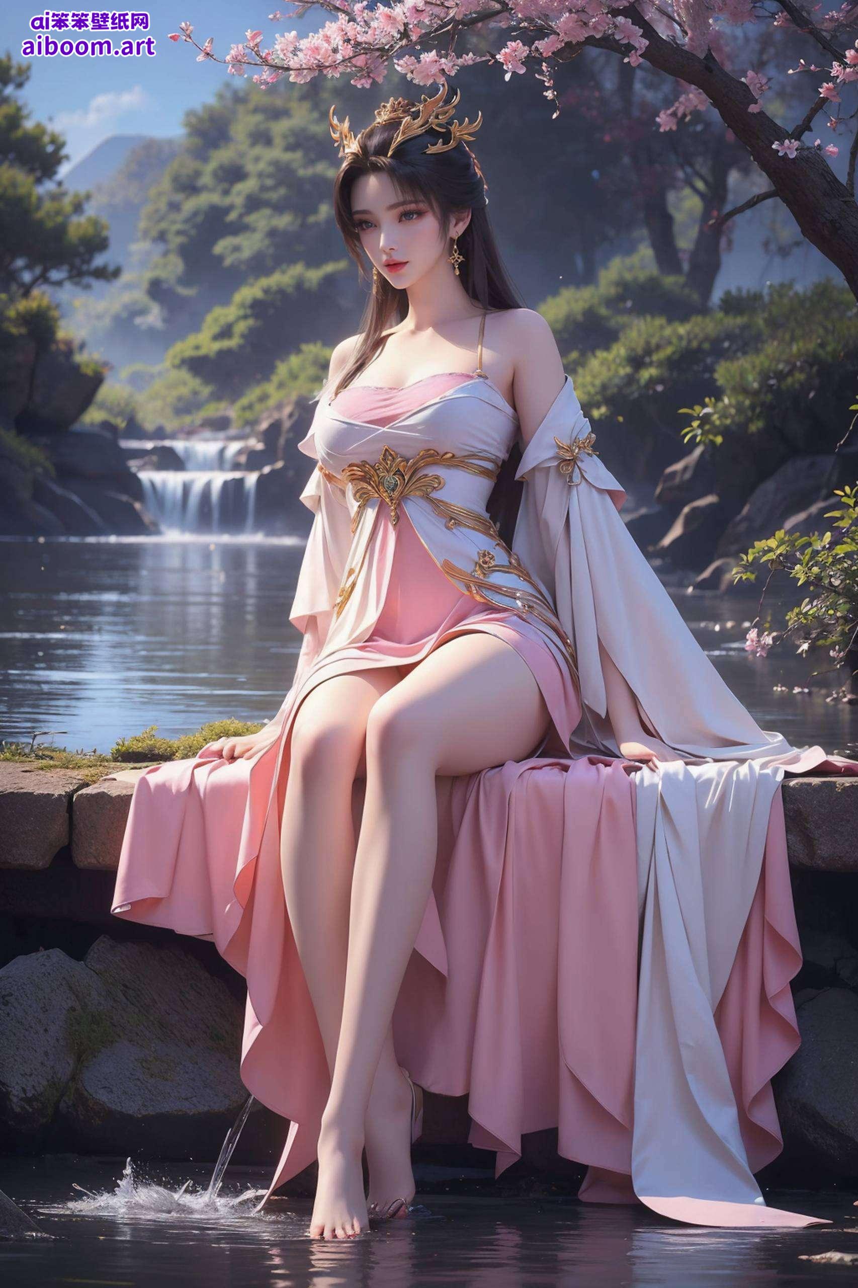 细腻的画面和独特的色彩搭配仙子灵动飘逸