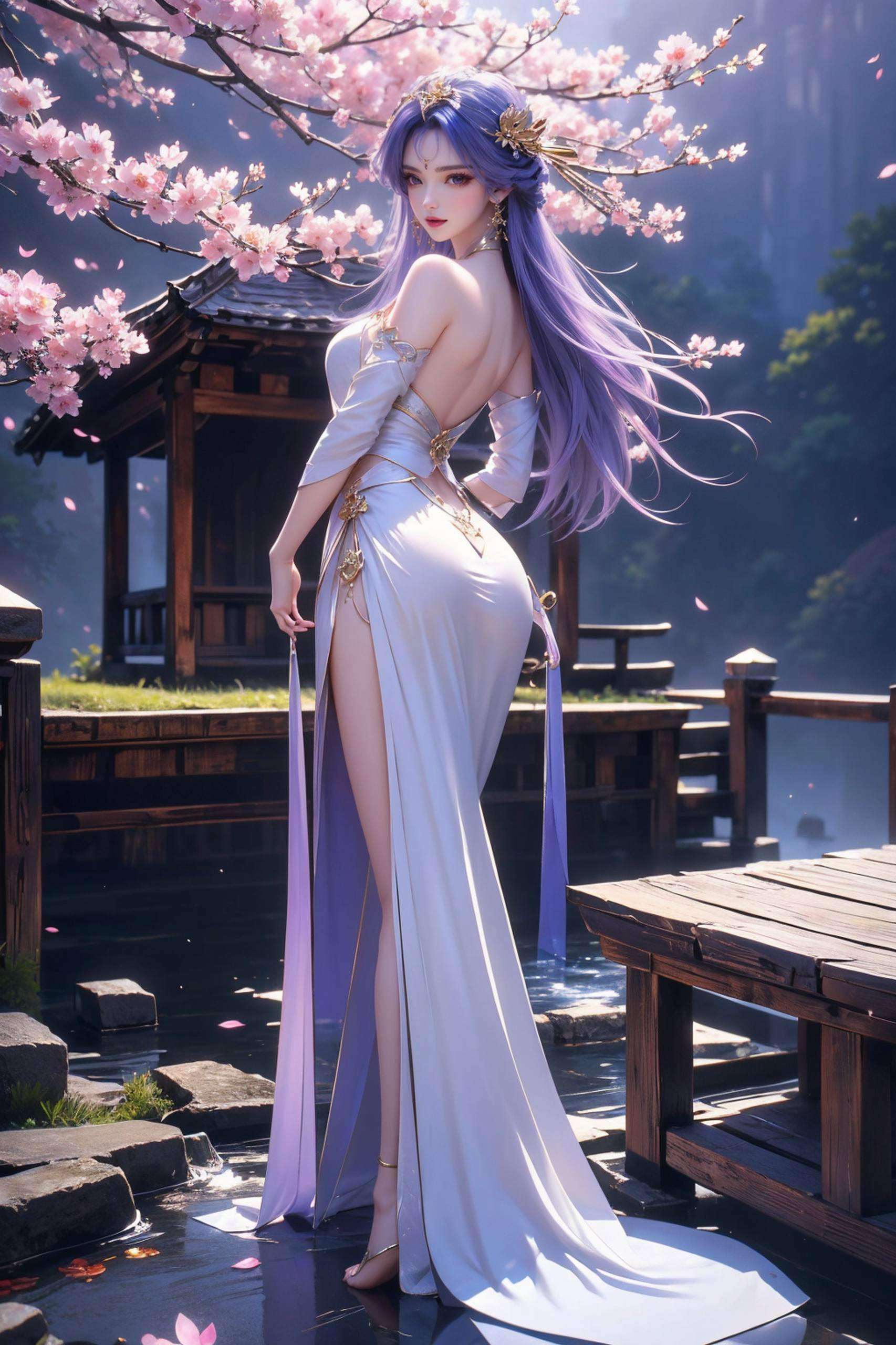 以紫色柔和的1080p画质呈现为你的电脑或手机带来宁静而神秘的氛围