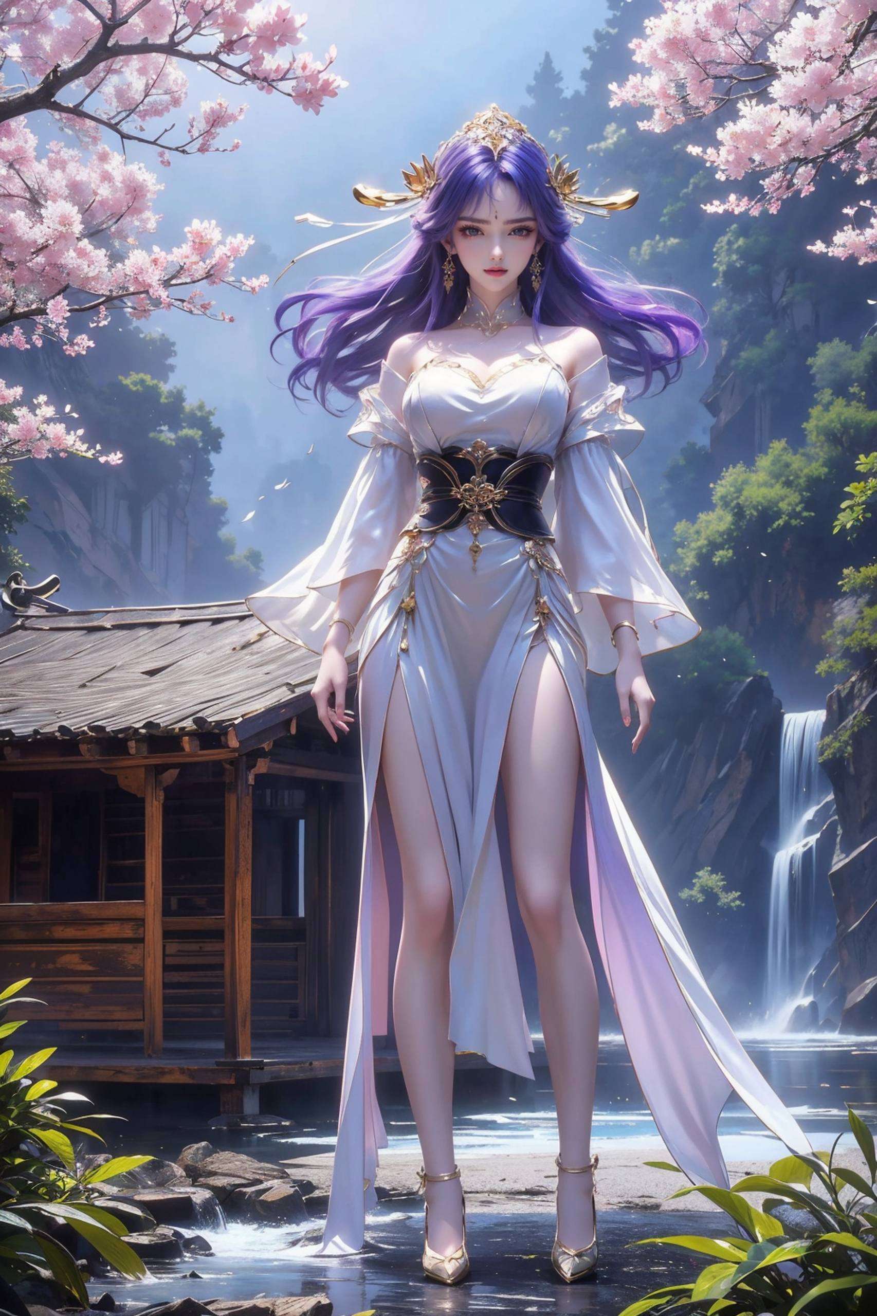 国漫女神以抽象之美翩翩起舞2K高清画质