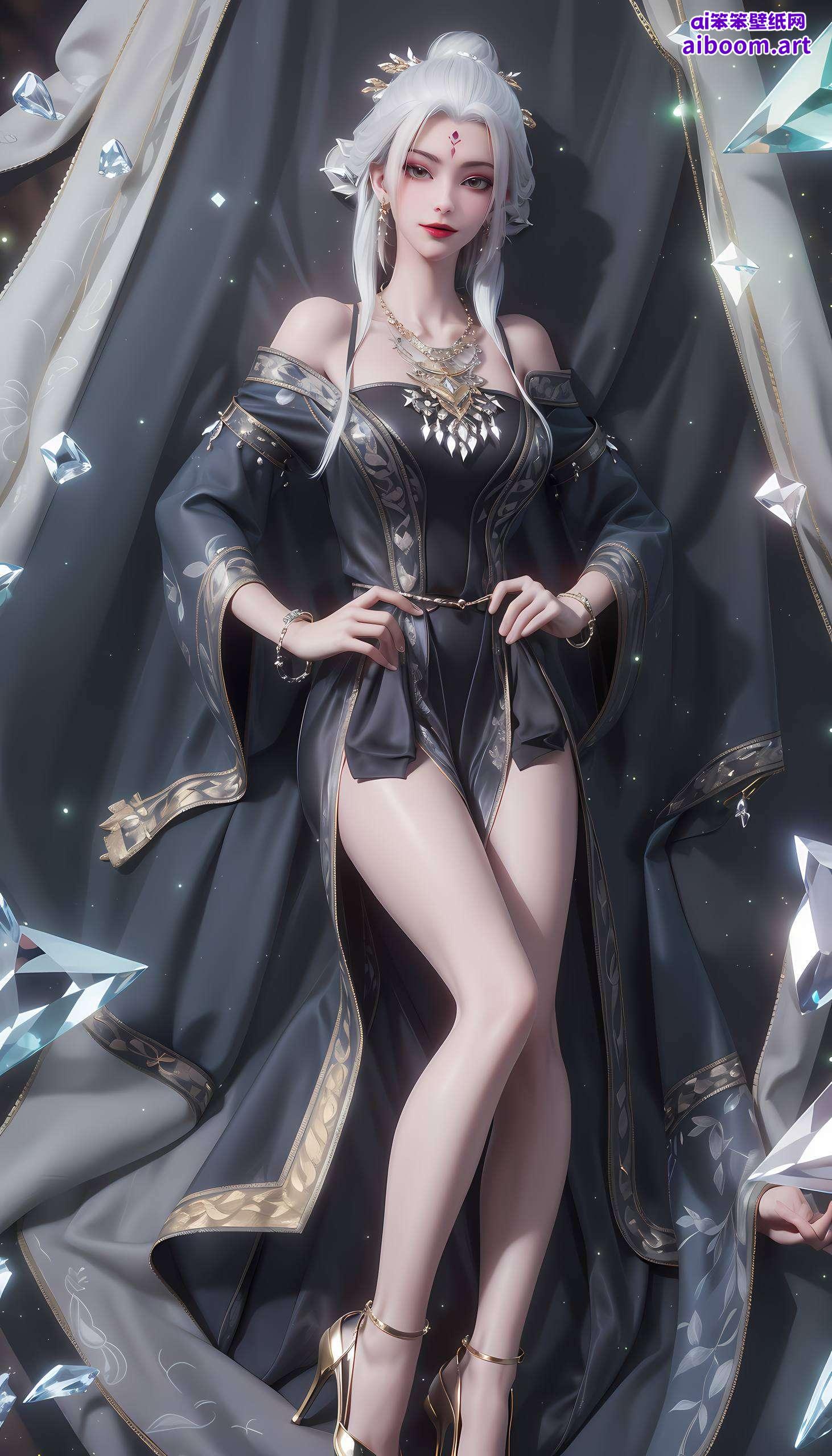 融合病娇元素金属质感与古风元素相互交织