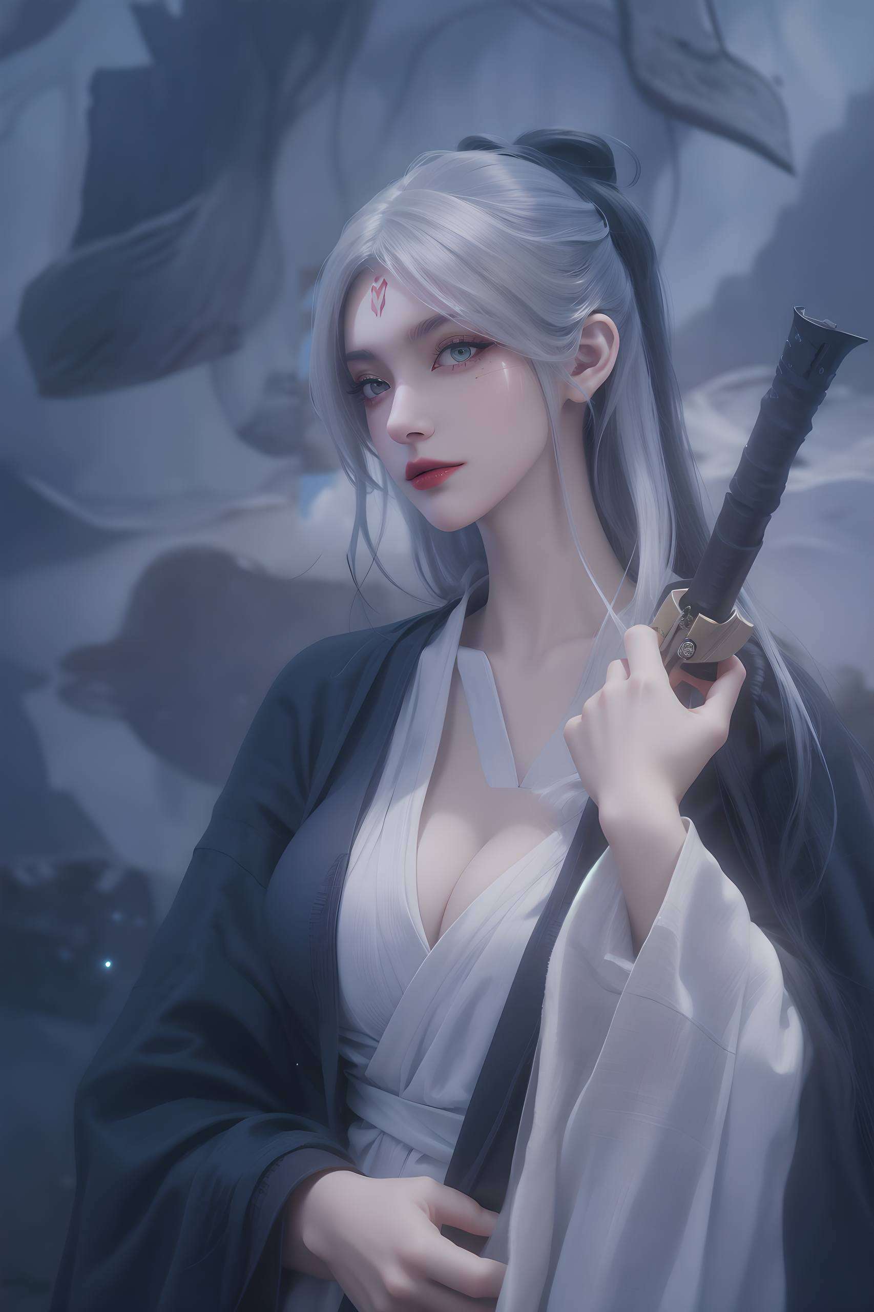 诛仙世界里的灵气凝聚ins风碎花点缀