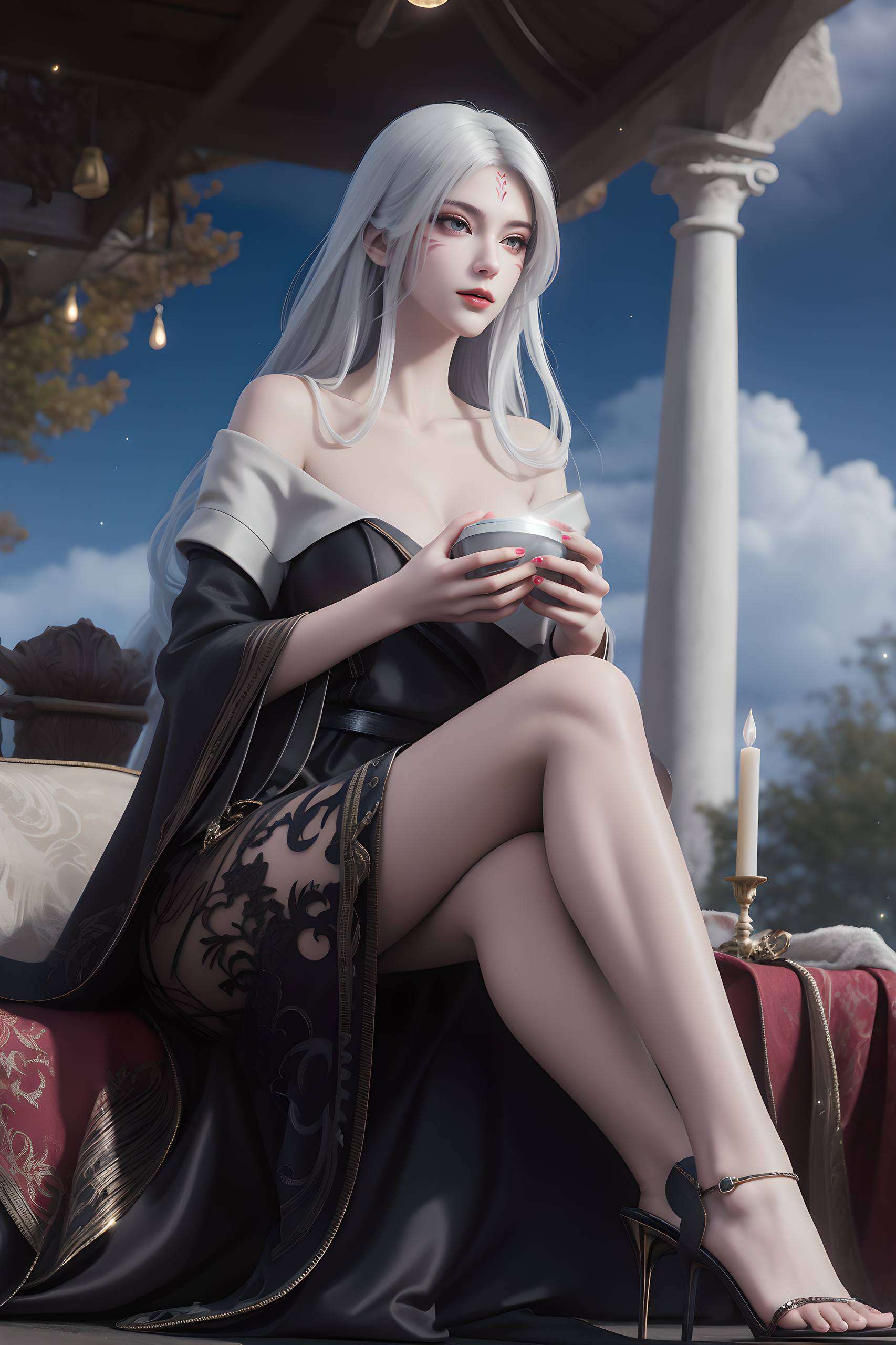 如今以国漫之美跃然手机桌面小白