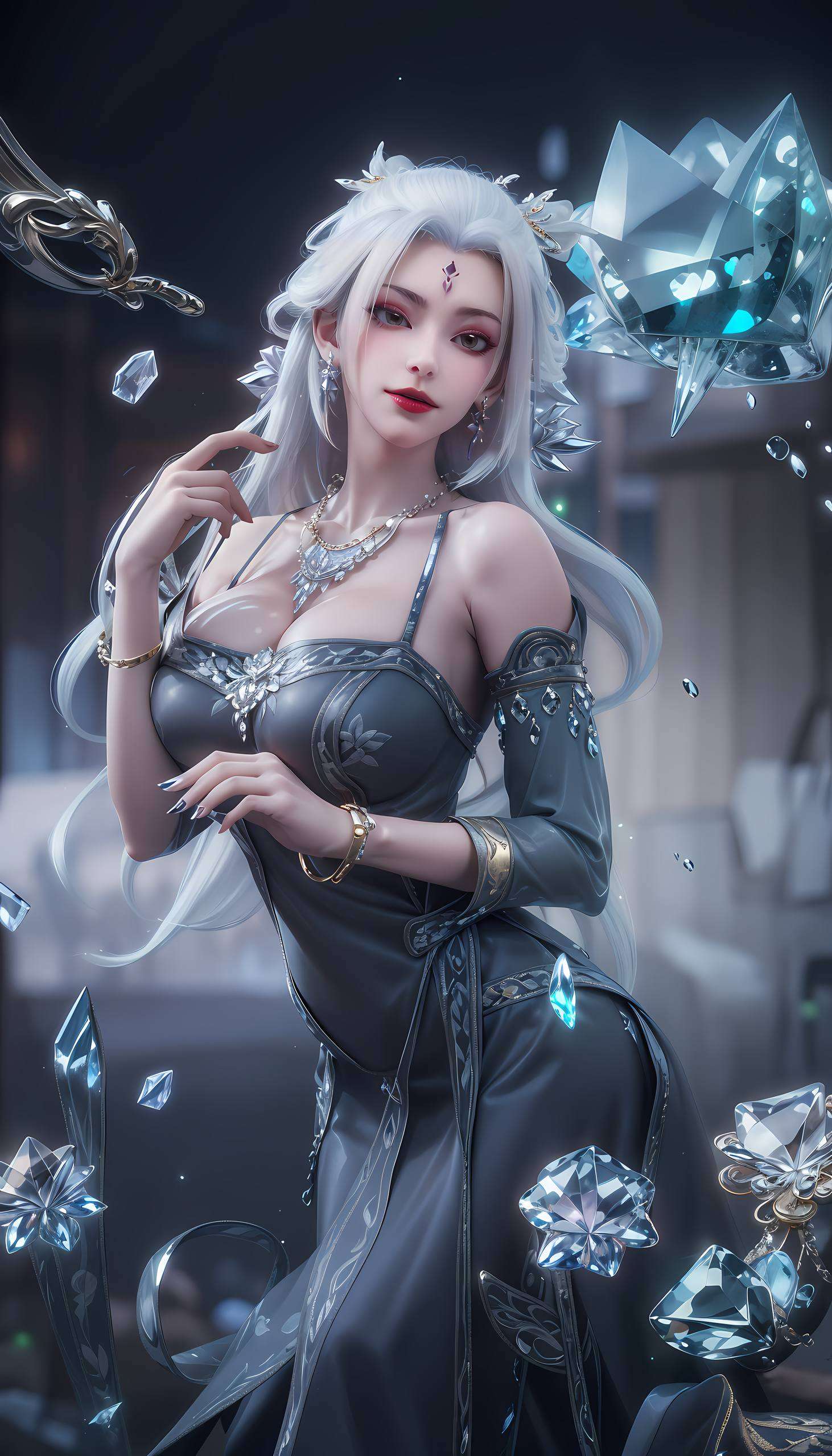 感受国漫的独特韵味融入侘寂风格的国漫美女宽屏壁纸