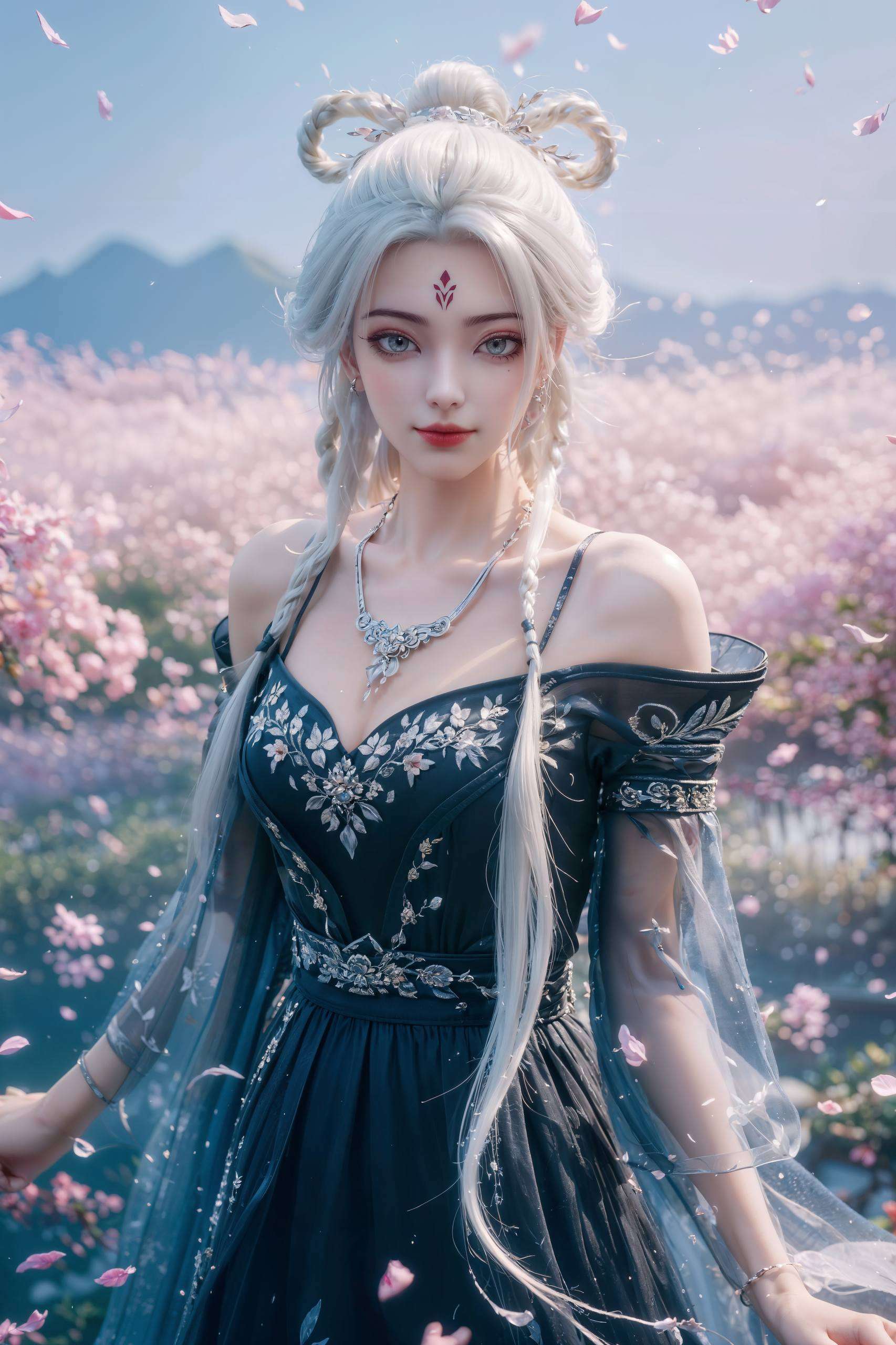 带你走进一个充满仙气的奇幻世界这张堆糖壁纸将小白灵动飘逸的身影与梦幻色彩完美融合