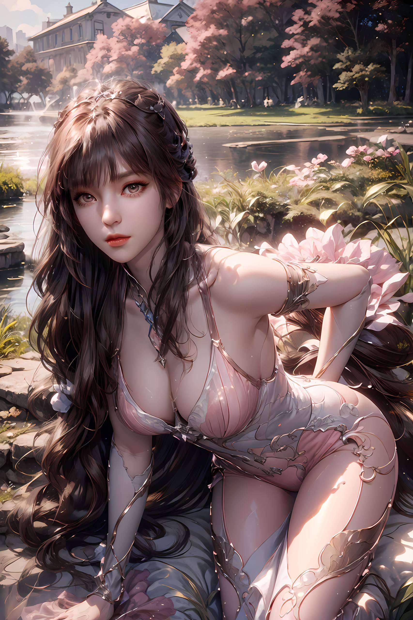 令人沉醉于这国漫女生的独特魅力展现了她唯美的对称之美