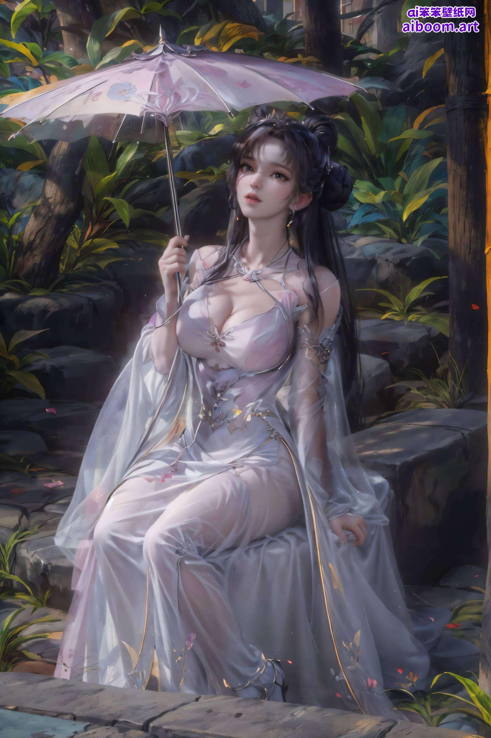 完美融入你的手机屏幕这张4K高清女主AI游戏壁纸