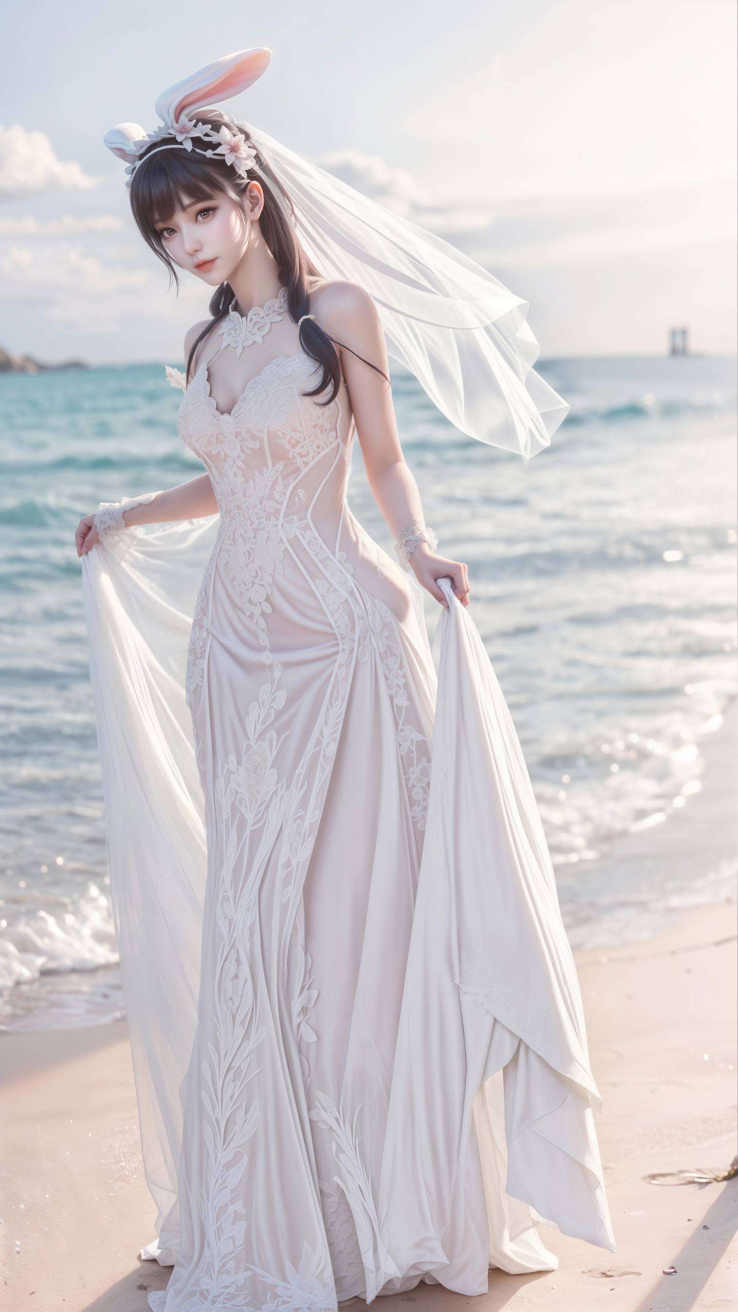 高清画质将动漫美少女小舞的灵动形象完美呈现