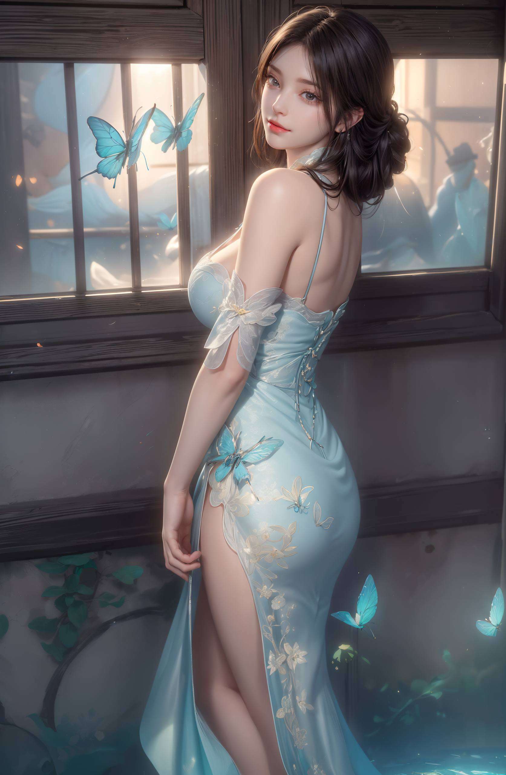 薰儿与萧炎深情相拥让桌面瞬间化为浪漫画廊