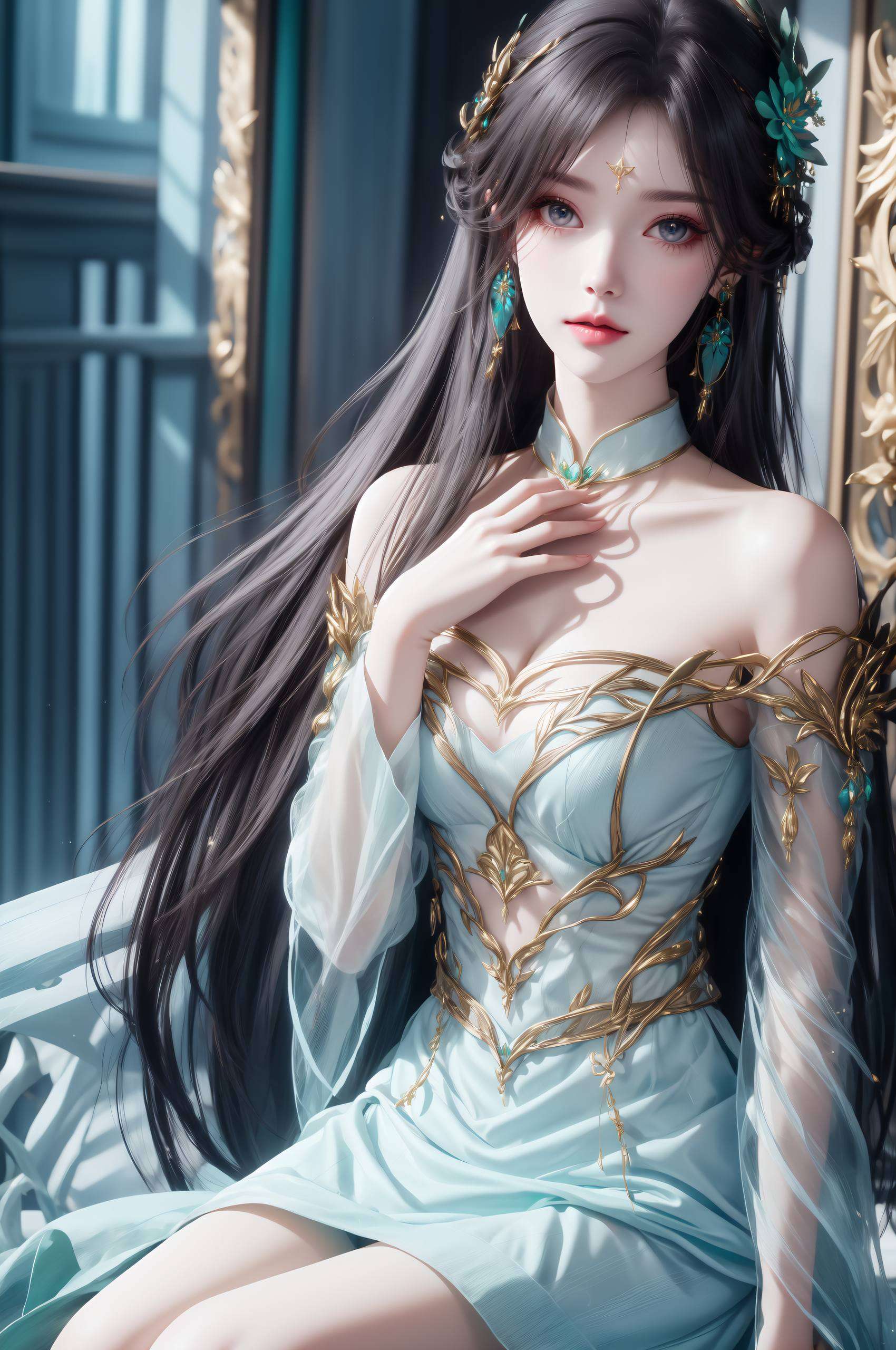 尽显国漫之美萧薰儿战斗姿势的高清壁纸