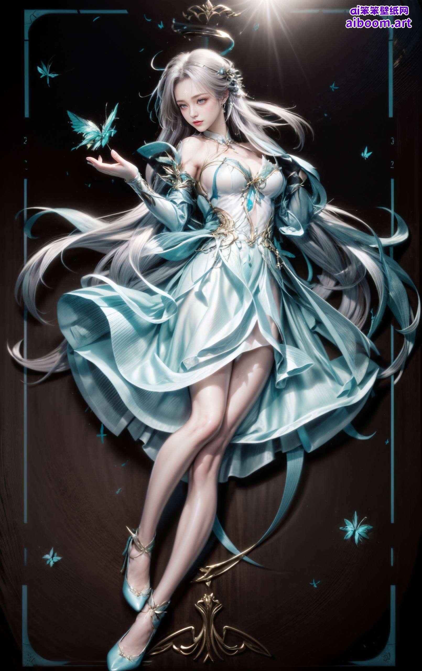 让你手机瞬间焕发艺术魅力尽在萧薰儿抖音壁纸！AI绘画角色pose素材