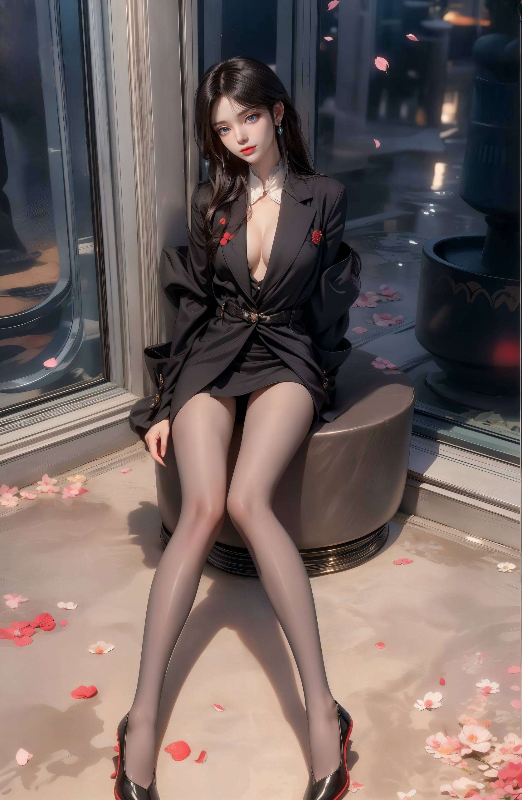 让她的灵动眼神、柔和发丝仿佛跃然屏上细腻的画面捕捉每一个细节