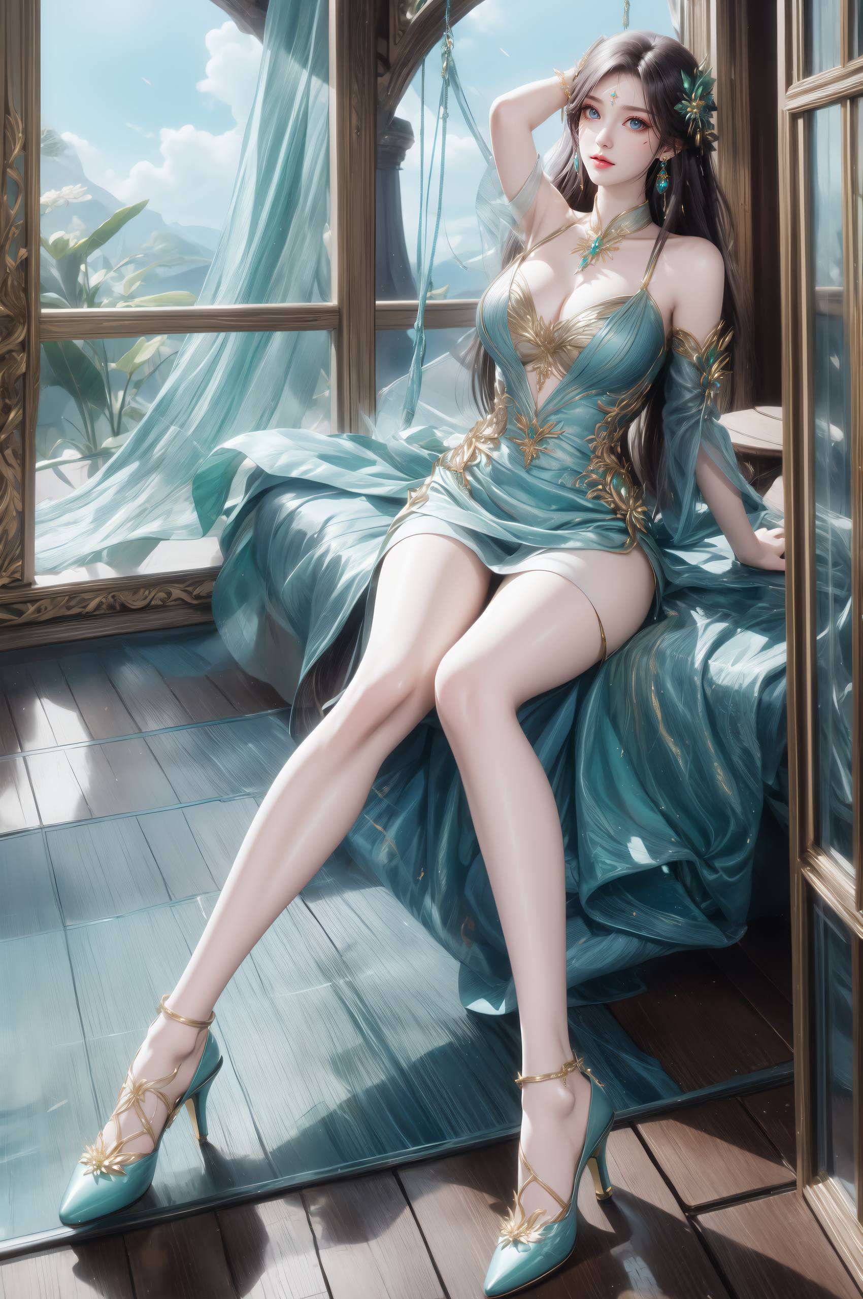 国漫之光绽放4K高清纹理！每一帧都如诗如画让这位国漫女神陪伴你的每一个瞬间