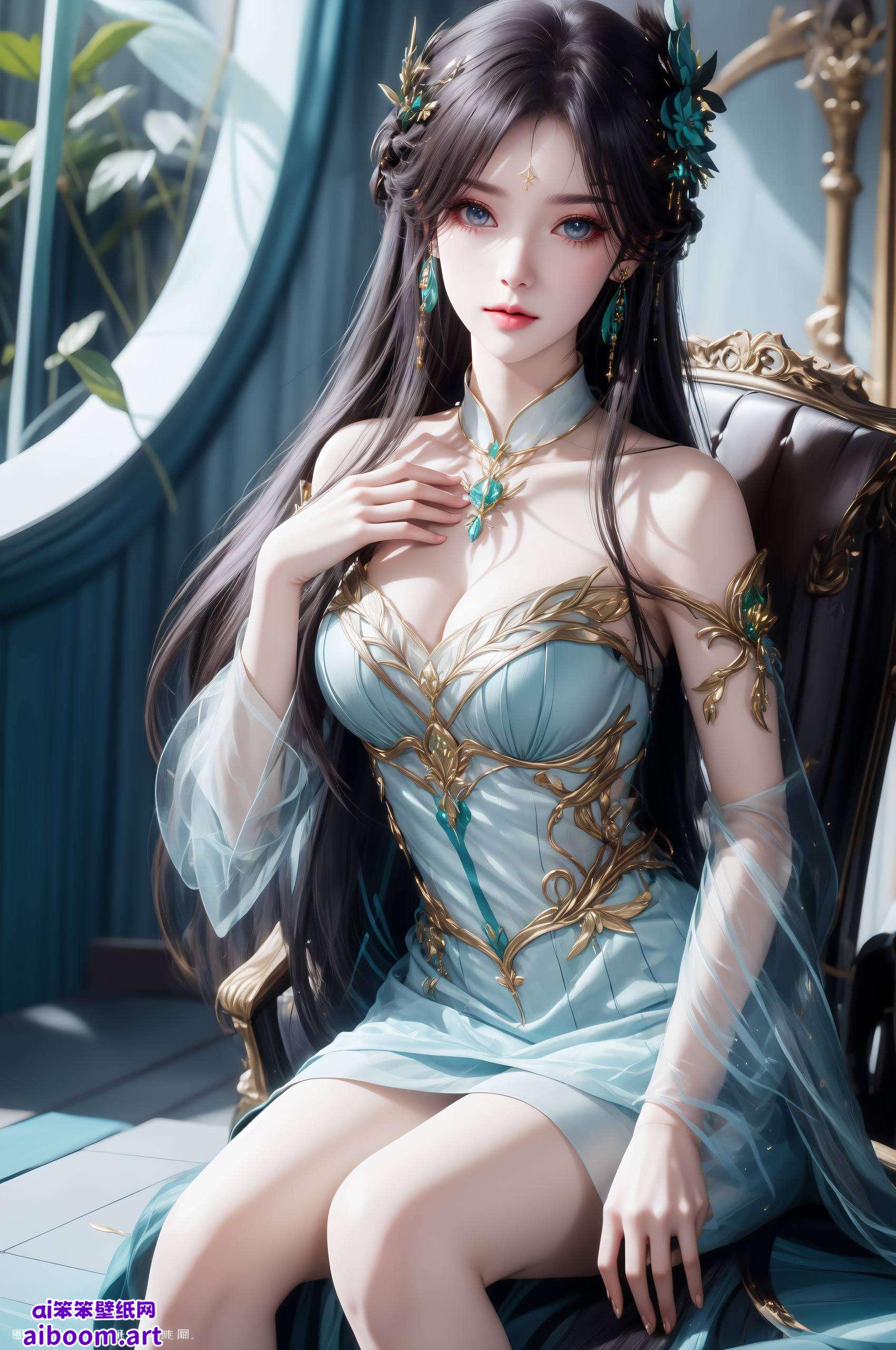 细腻描绘以AI国漫美女萧薰儿为主角