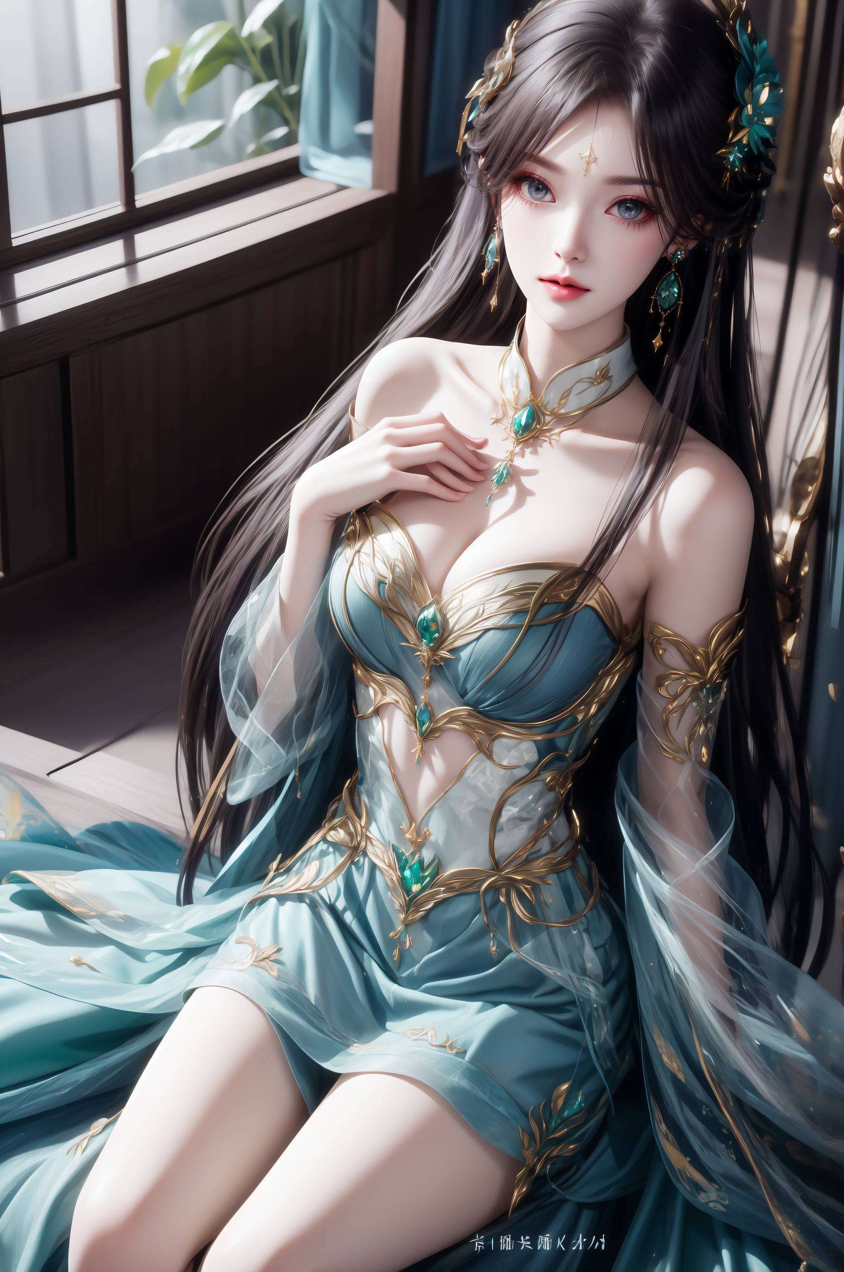 在这张宽屏壁纸中淡淡的忧伤弥漫在空气中