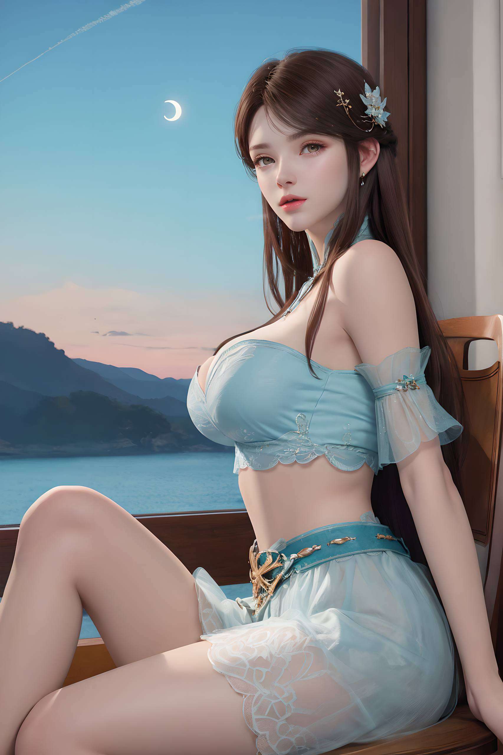 2560p的超高分辨率沉浸在东方幻想的浪漫时刻