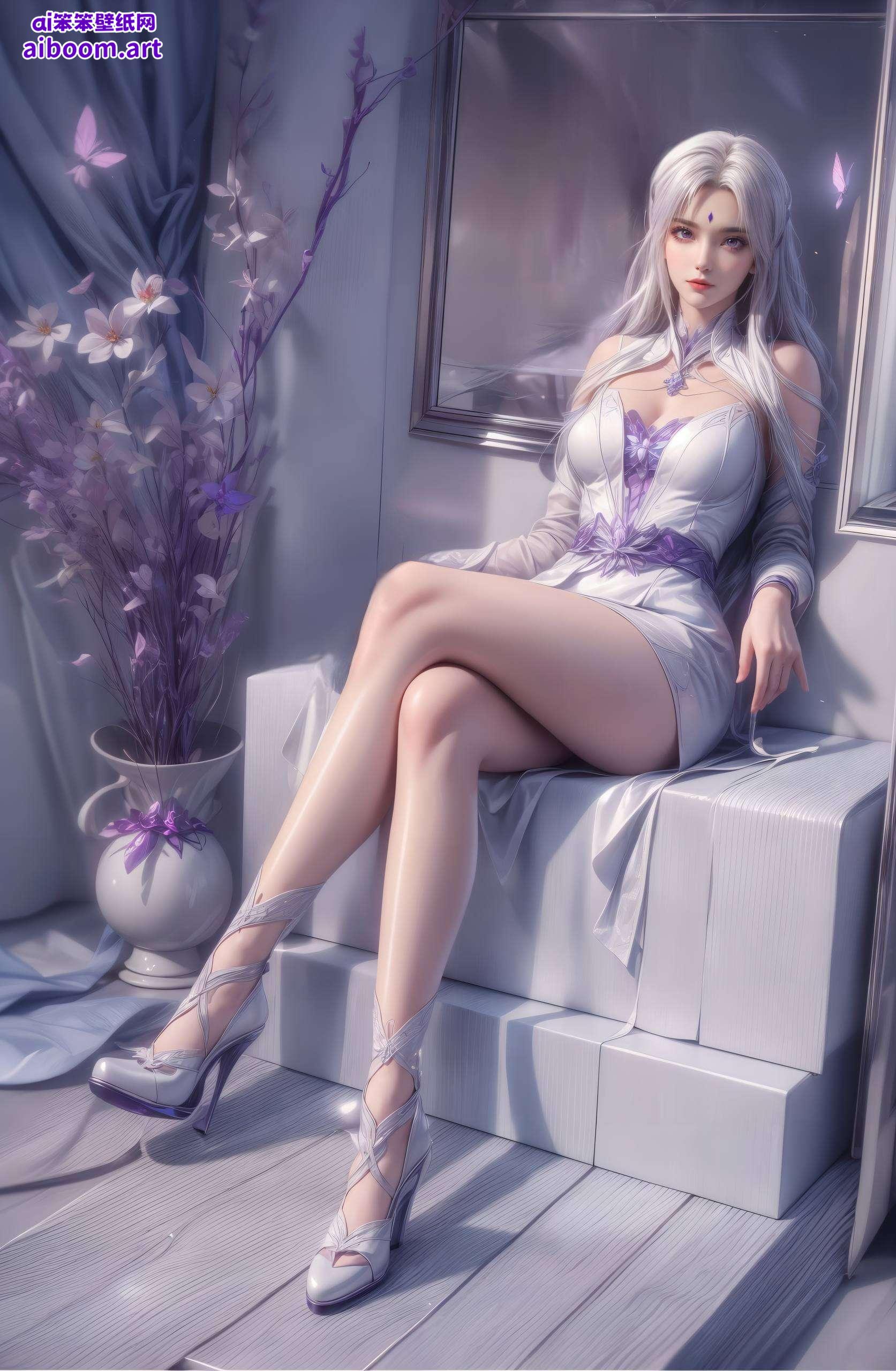 小医仙的容颜如壁画般栩栩如生4k全屏壁纸动画