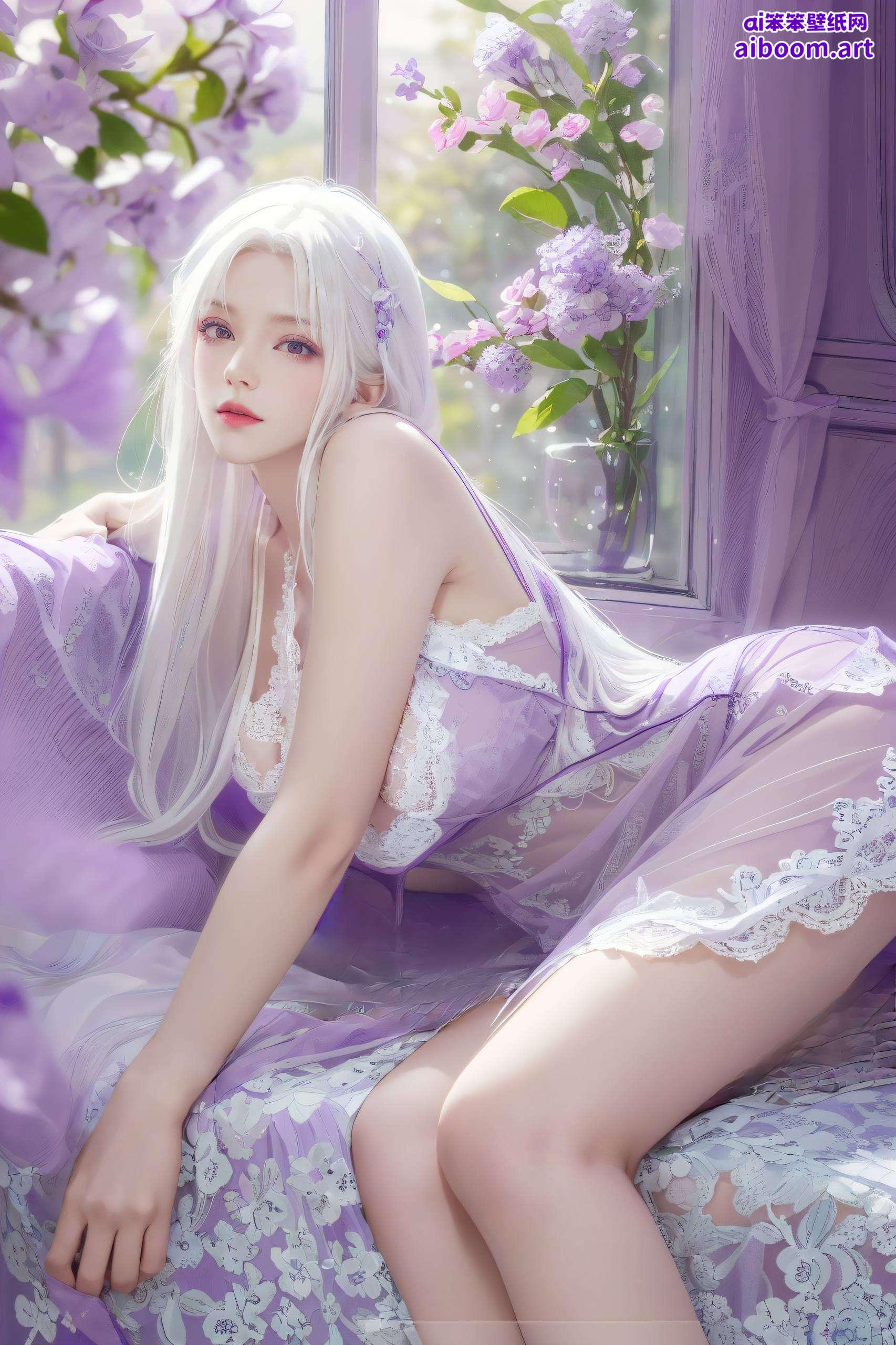 这张AI绘画角色笑容素材点亮你的日常