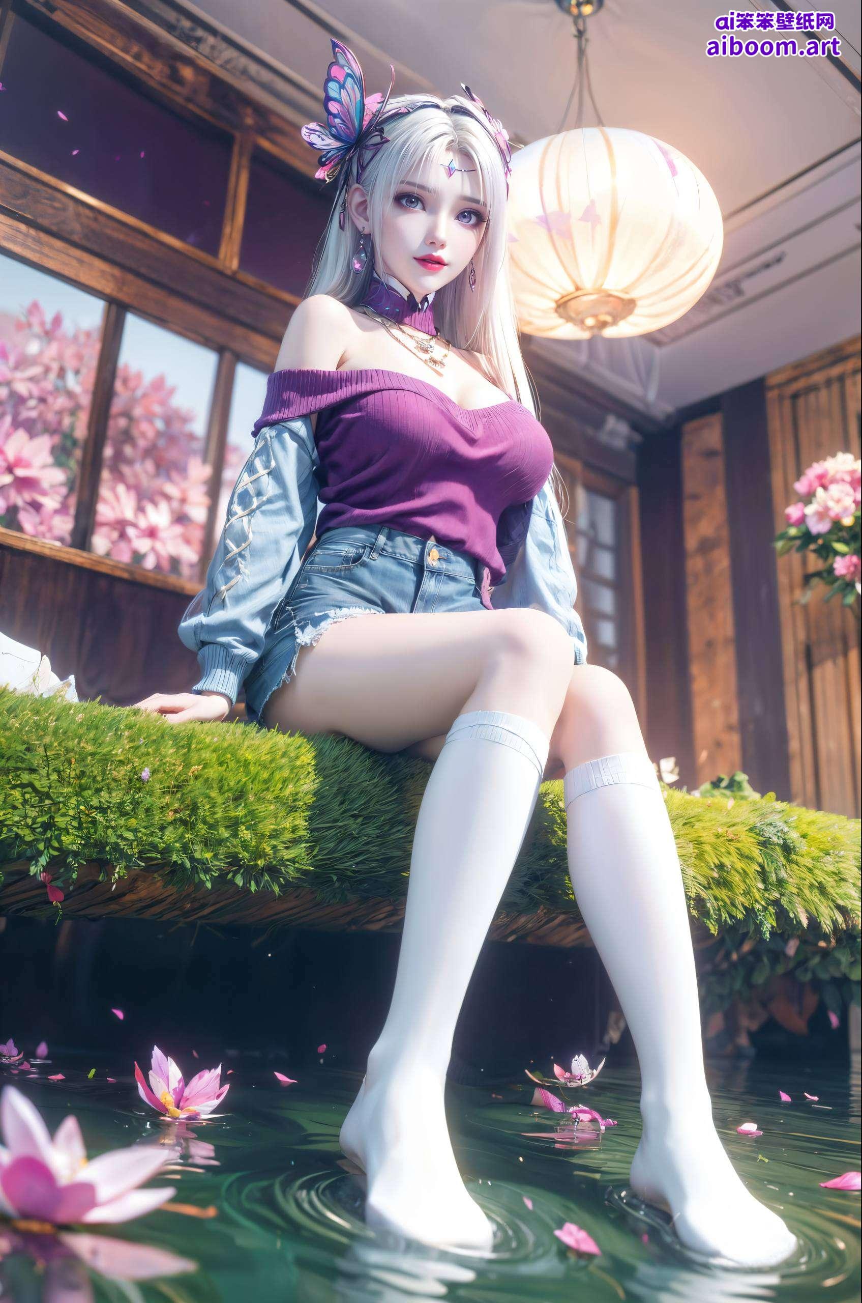 美轮美奂以其清新脱俗的气质